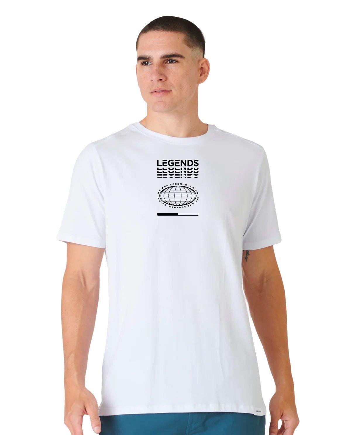 Legends Men's Aviation Rhombus Graphic Tee - WHITE Thumbnail View 1