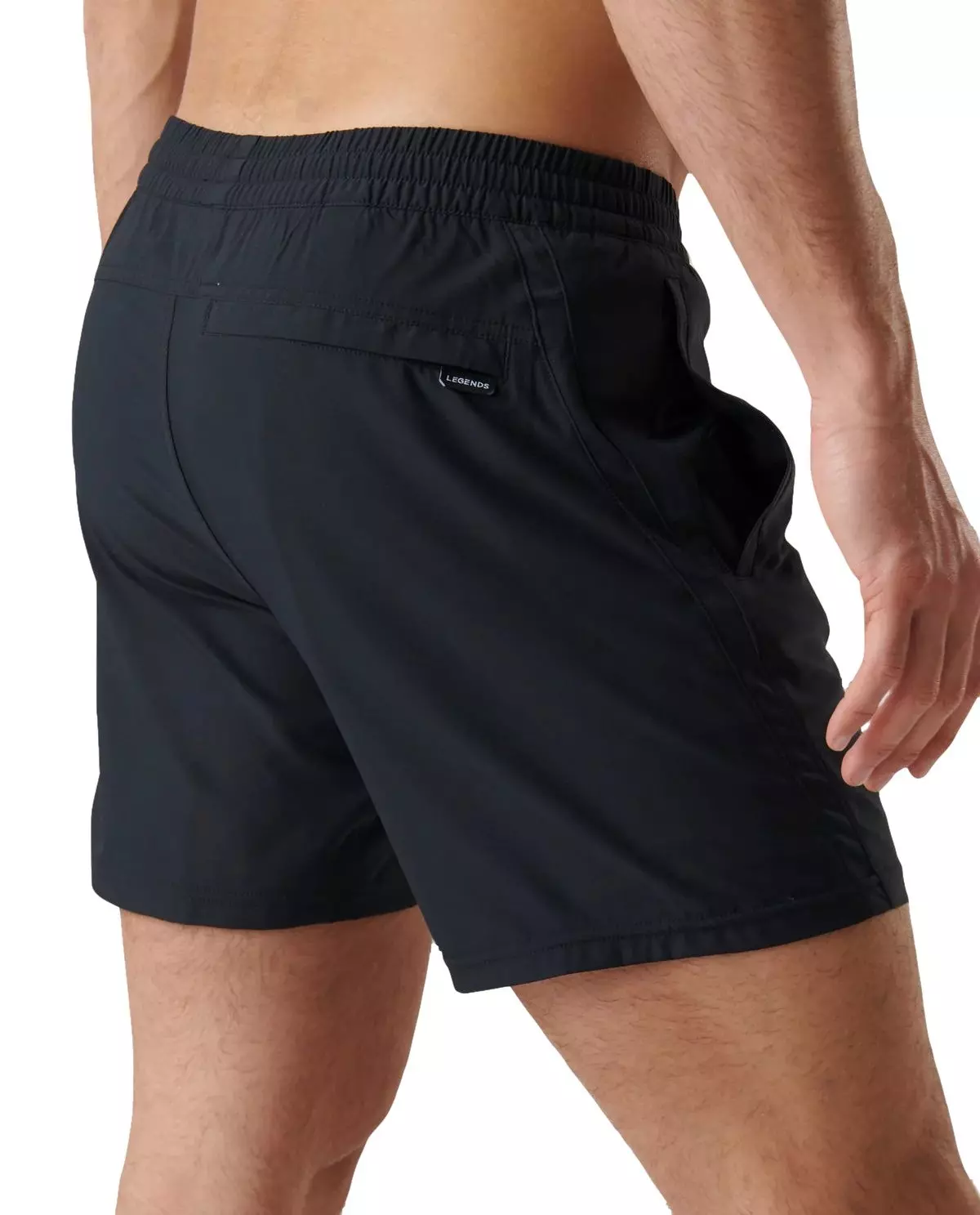 Legends Men's Bishop 7-Inch Lined Shorts - Digit - BLACK