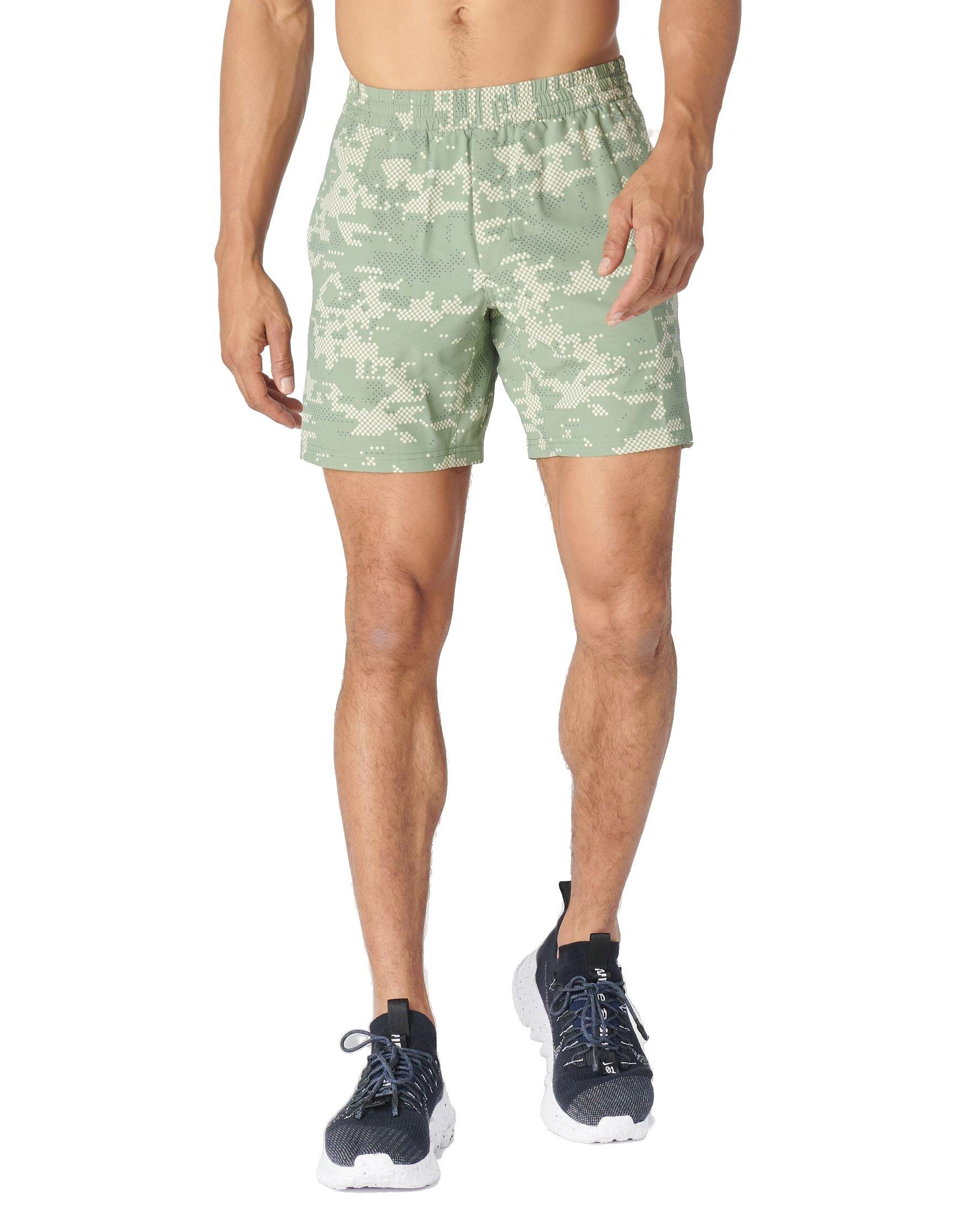 Legends Men's Bishop 7-Inch Lined Shorts - Camo - GREEN Thumbnail View 1