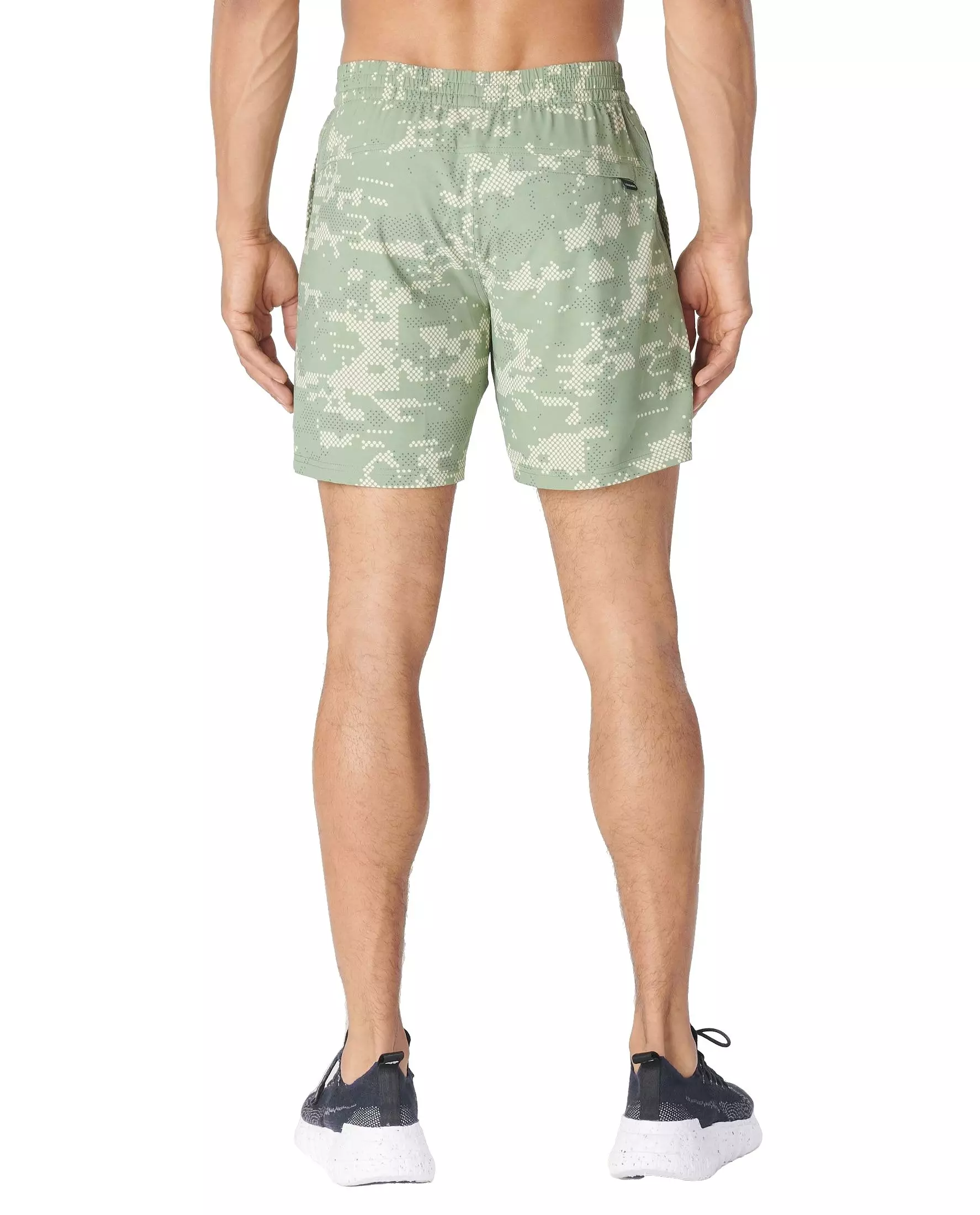 Legends Men's Bishop 7-Inch Lined Shorts - Camo - GREEN