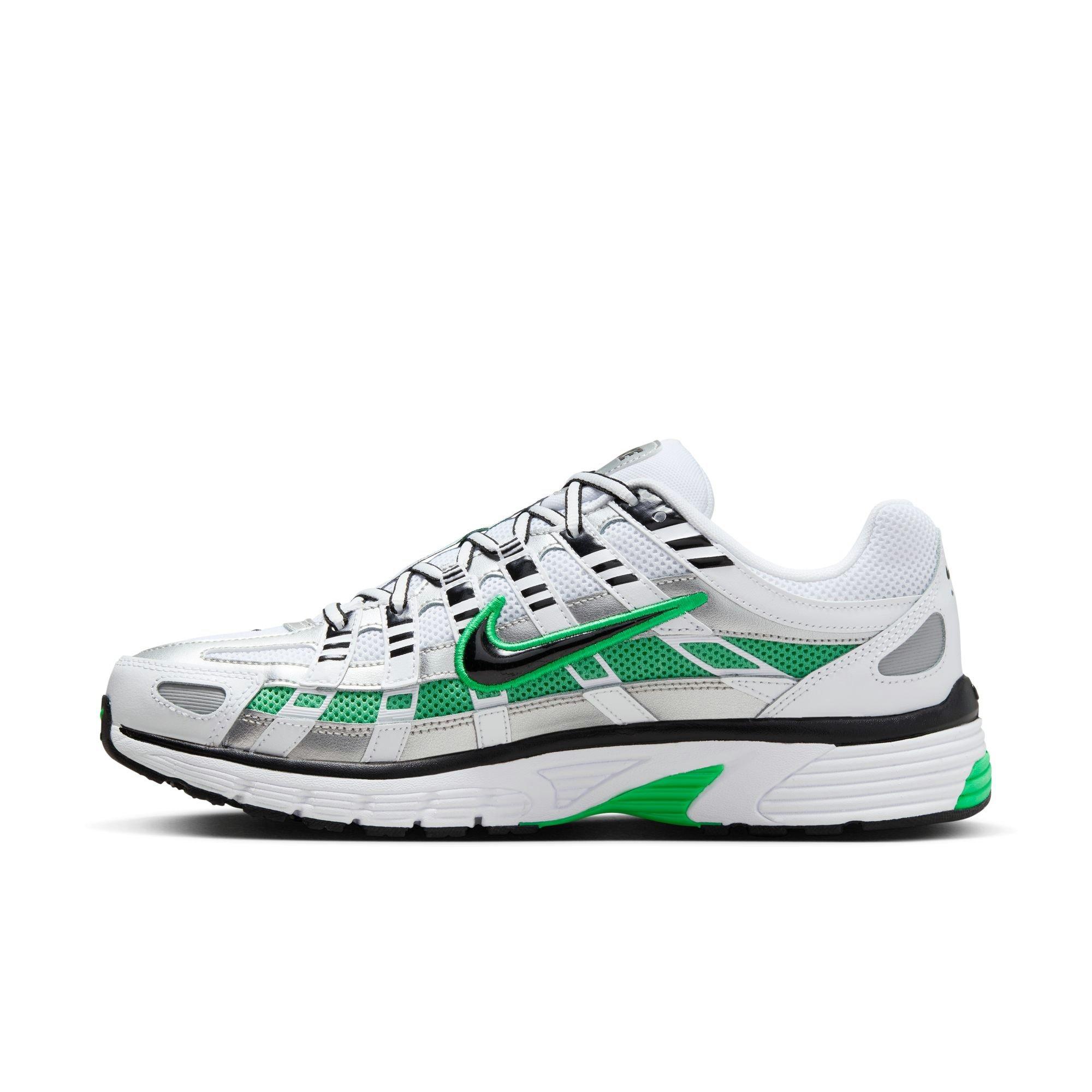 Nike P-6000 Men's "White/Black/Metallic Silver/Spring Green" Shoe