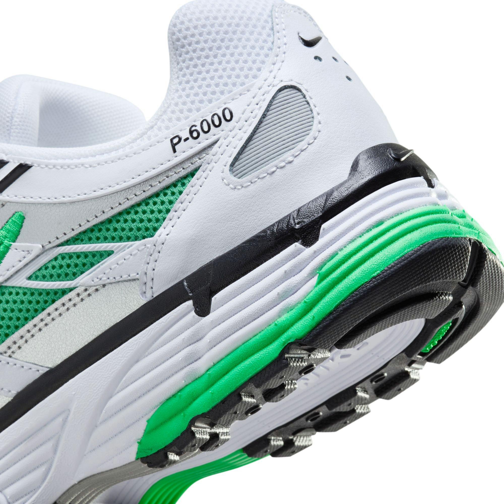 Nike P-6000 Men's "White/Black/Metallic Silver/Spring Green" Shoe