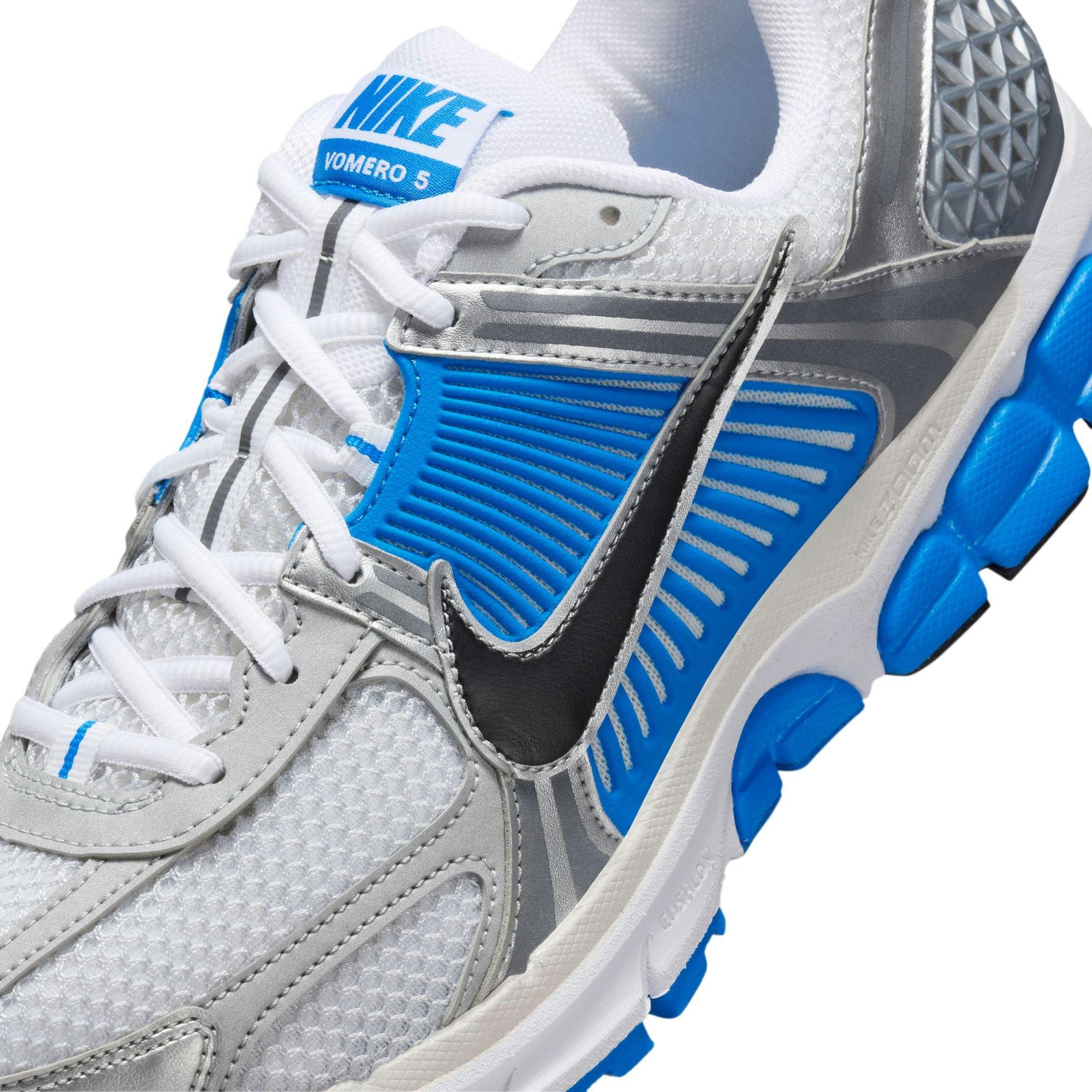 Nike Zoom Vomero 5 "White/Black/Pure Platinum/Photo Blue" Men's Shoe - WHITE/BLUE Thumbnail View 9