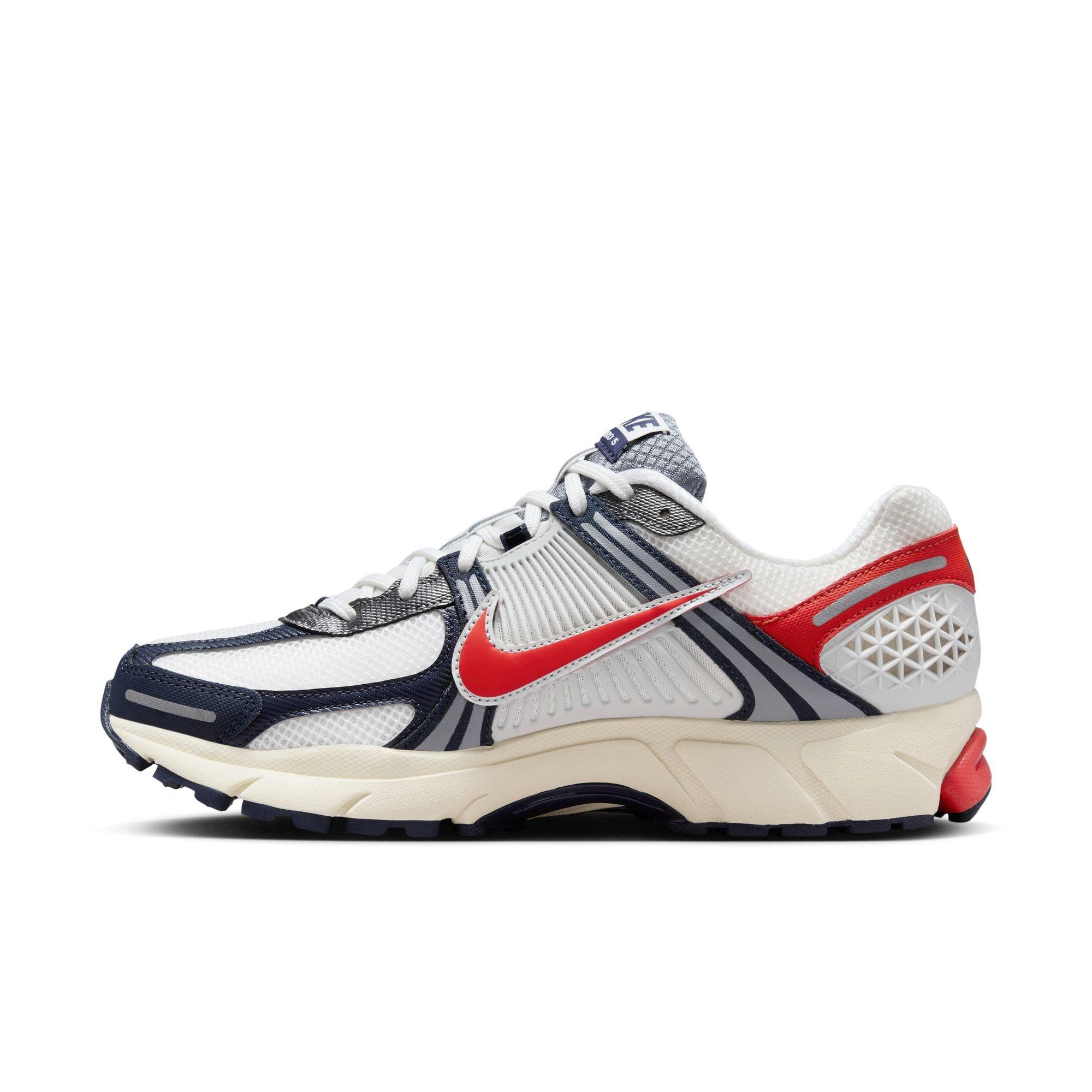 Nike Zoom Vomero 5 "Photon Dust/Picante Red/Summit White" Men's Shoe - WHITE/NAVY/RED Thumbnail View 4