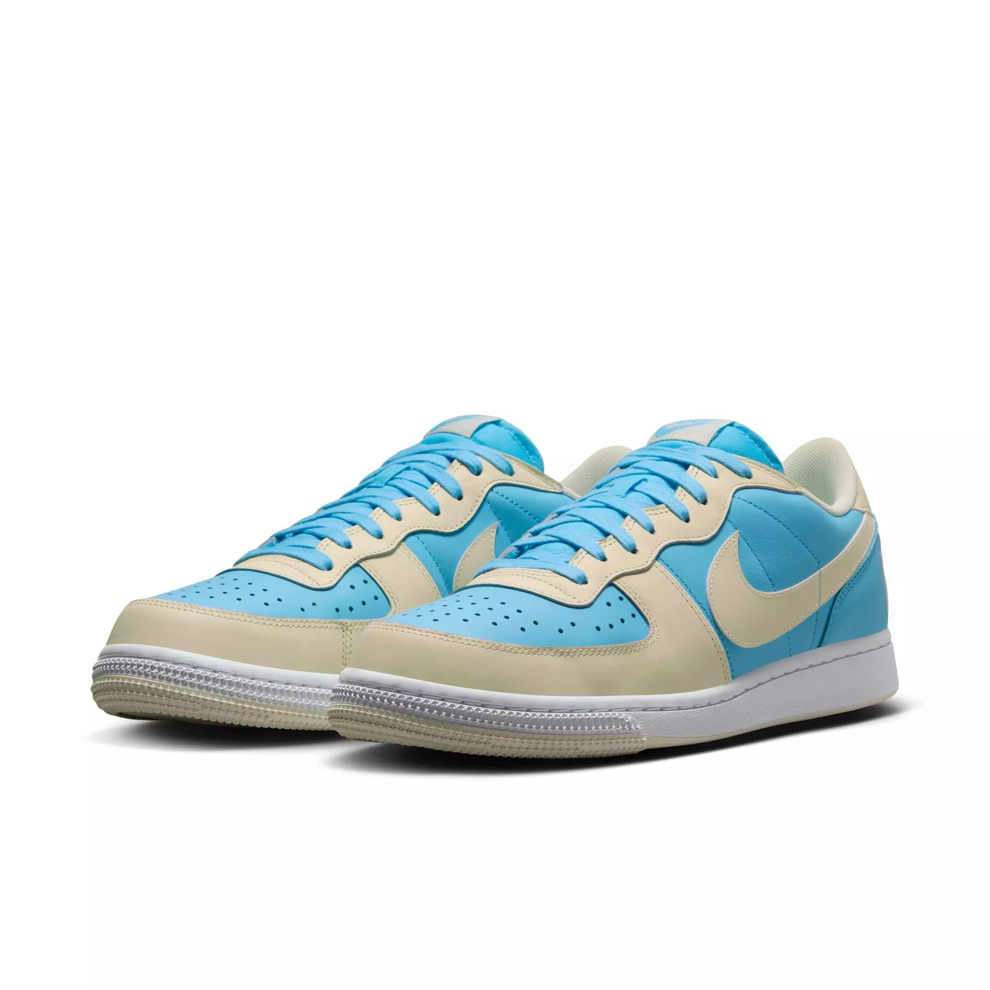 Nike Terminator Low "Aquarius Blue/Coconut Milk/White" Men's Shoe - LT BLUE/WHITE