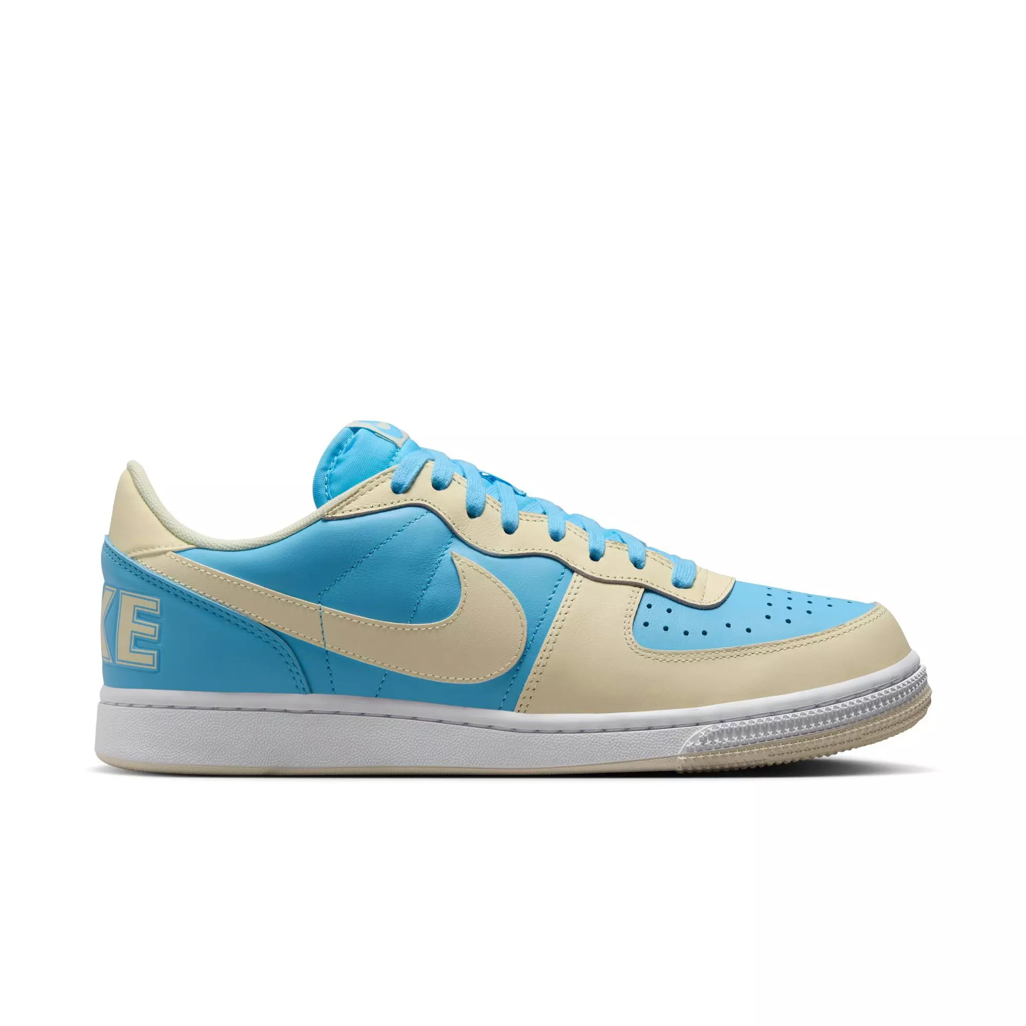 Nike Terminator Low "Aquarius Blue/Coconut Milk/White" Men's Shoe - LT BLUE/WHITE