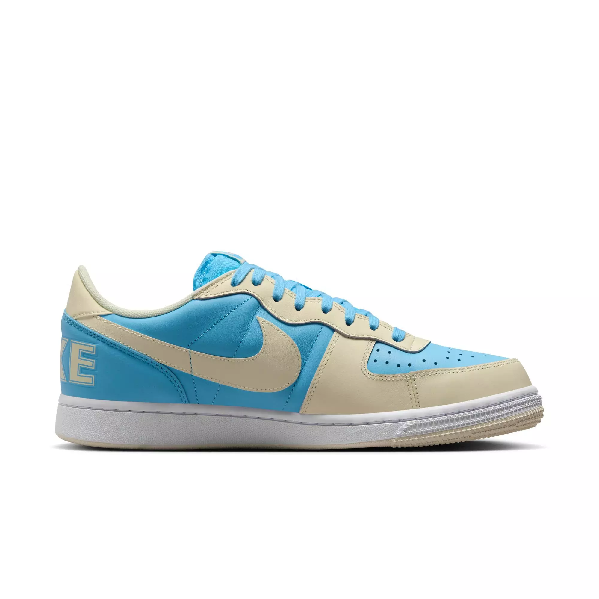 Nike Terminator Low "Aquarius Blue/Coconut Milk/White" Men's Shoe - LT BLUE/WHITE