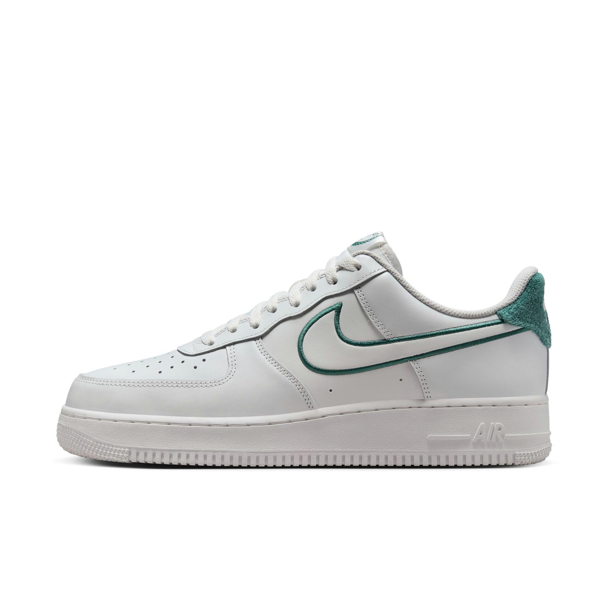 Nike Air Force 1 '07 LV8 "Summit White/Bicoastal" Men's Shoe - WHITE/TEAL Thumbnail View 3