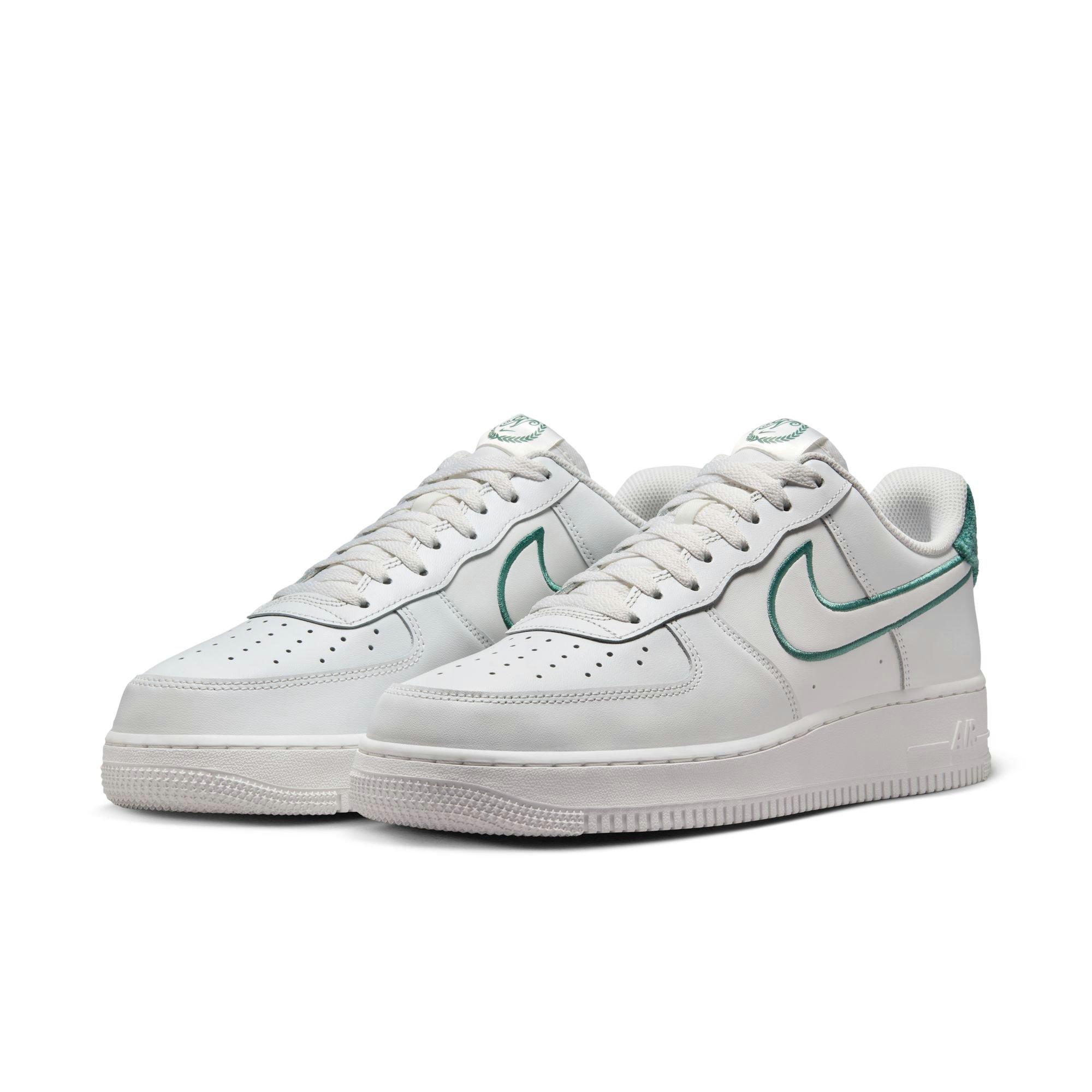Nike Air Force 1 '07 LV8 "Summit White/Bicoastal" Men's Shoe - WHITE/TEAL Thumbnail View 5