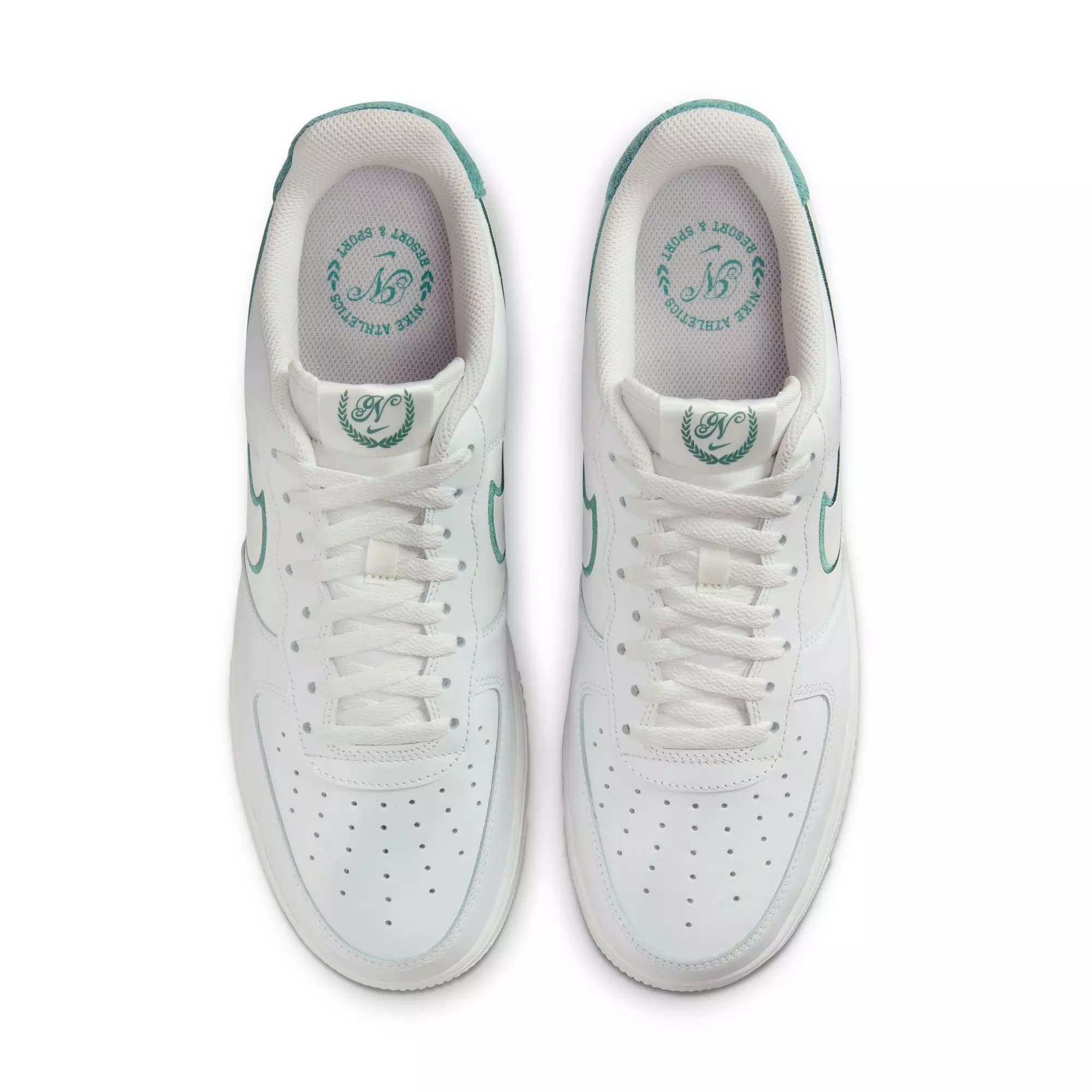 Nike Air Force 1 '07 LV8 "Summit White/Bicoastal" Men's Shoe - WHITE/TEAL