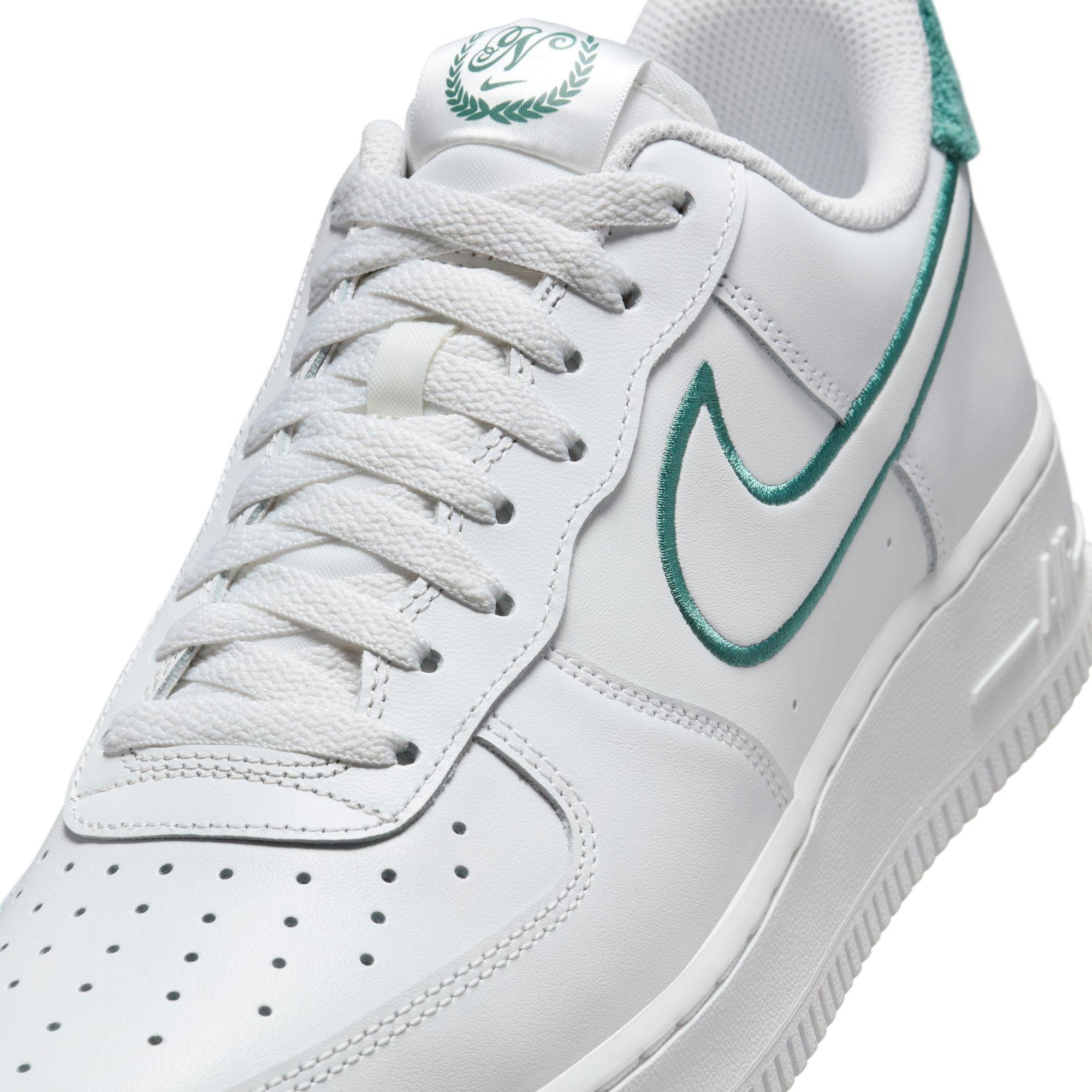 Nike Air Force 1 '07 LV8 "Summit White/Bicoastal" Men's Shoe - WHITE/TEAL Thumbnail View 10