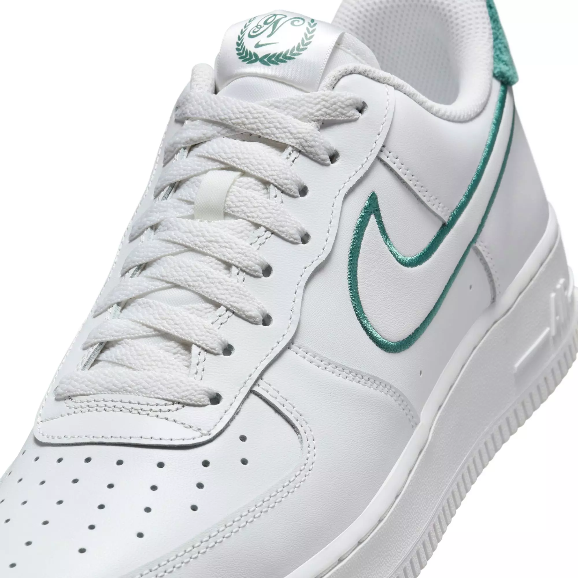 Nike Air Force 1 '07 LV8 "Summit White/Bicoastal" Men's Shoe - WHITE/TEAL