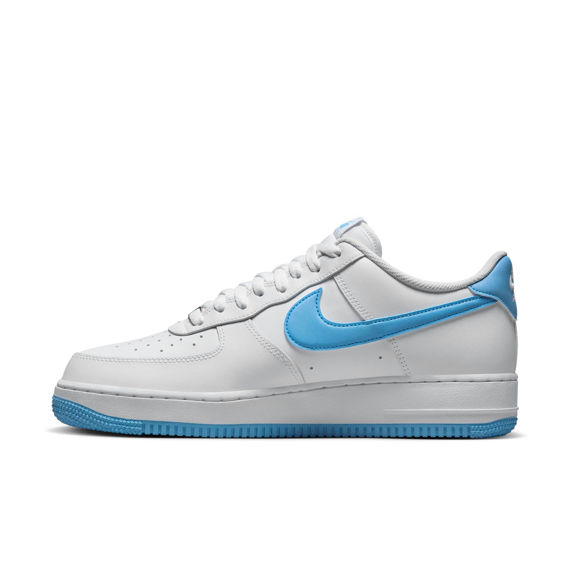 Nike Air Force 1 '07 Men's "White/Aquarius" Shoe