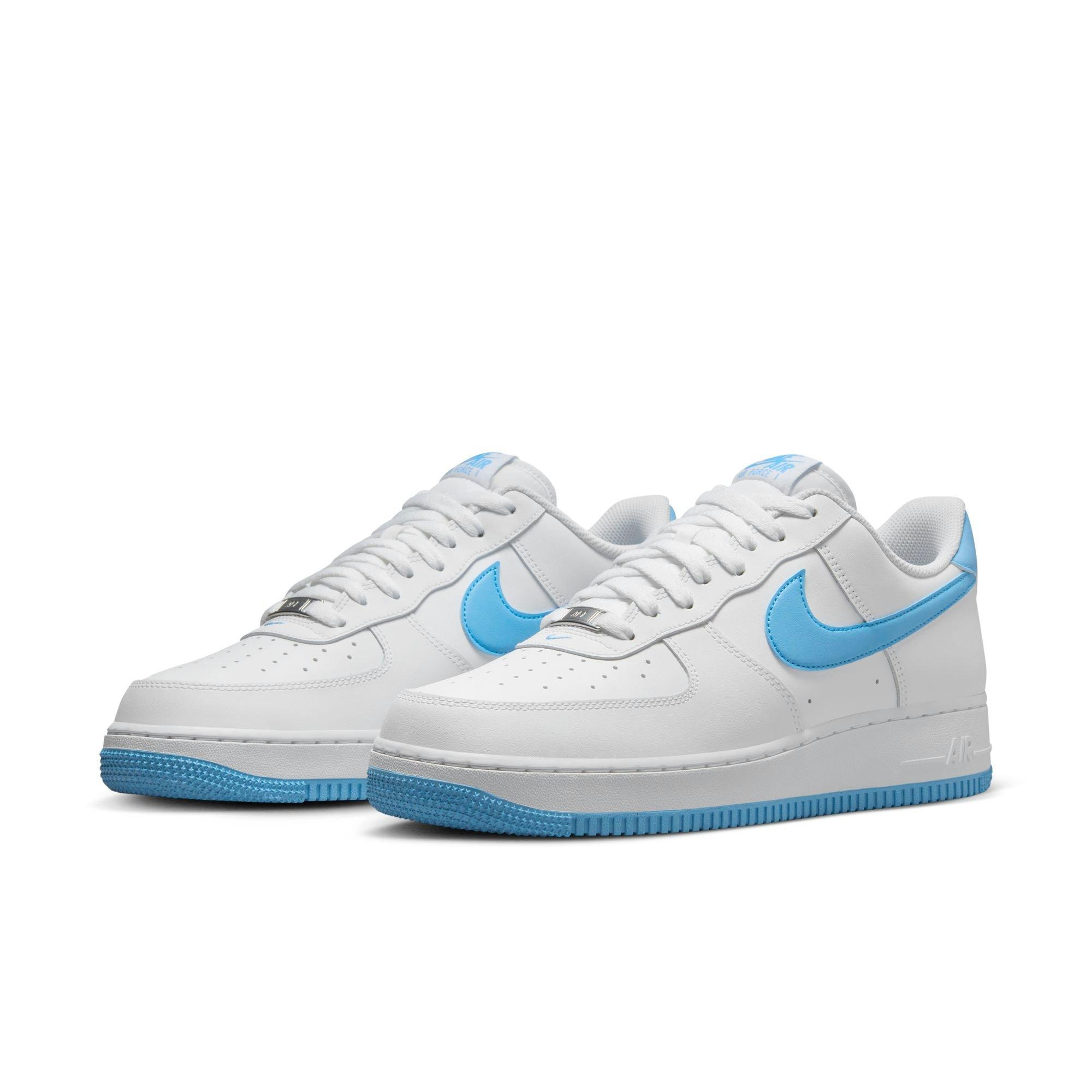 Nike Air Force 1 '07 Men's "White/Aquarius" Shoe