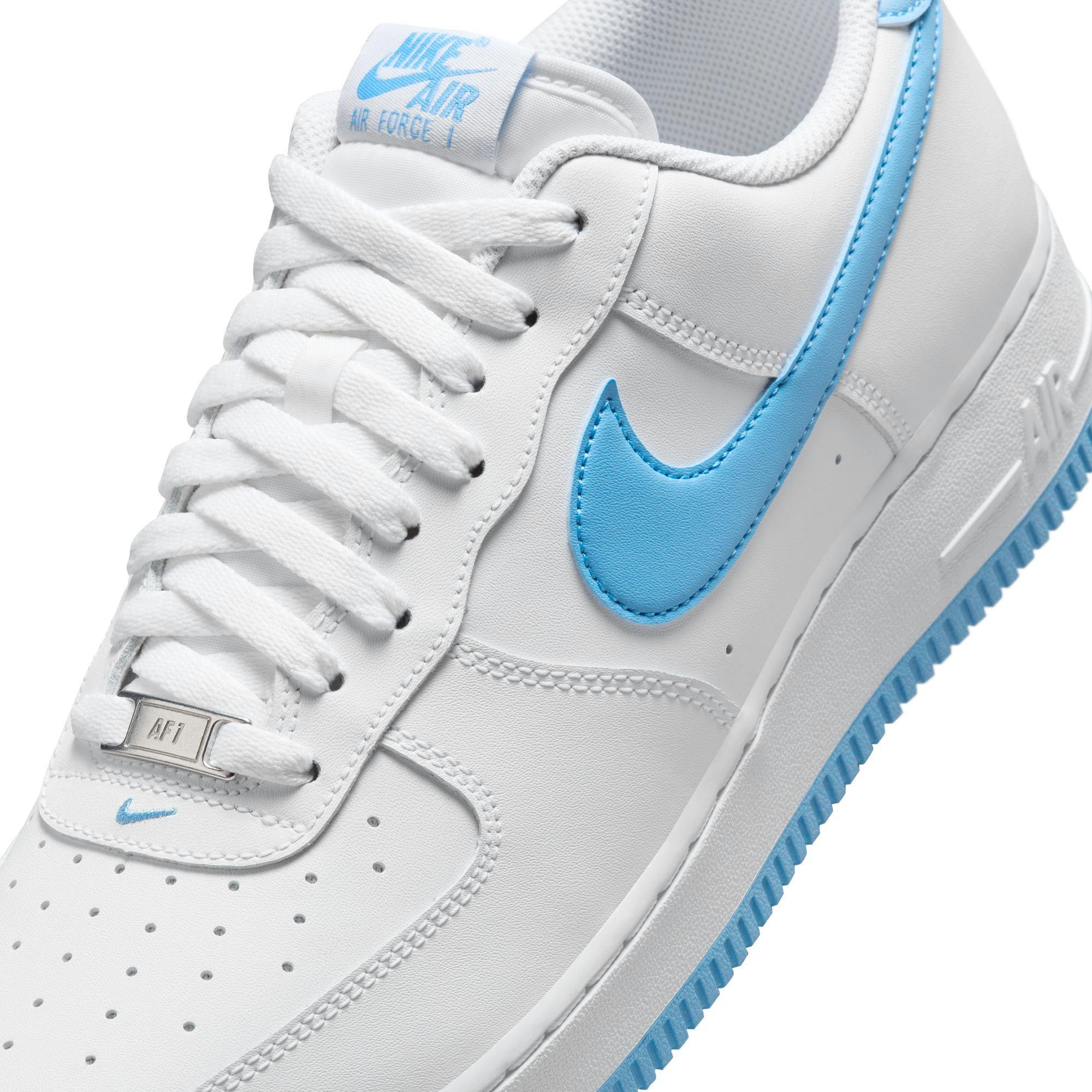 Nike Air Force 1 '07 Men's "White/Aquarius" Shoe