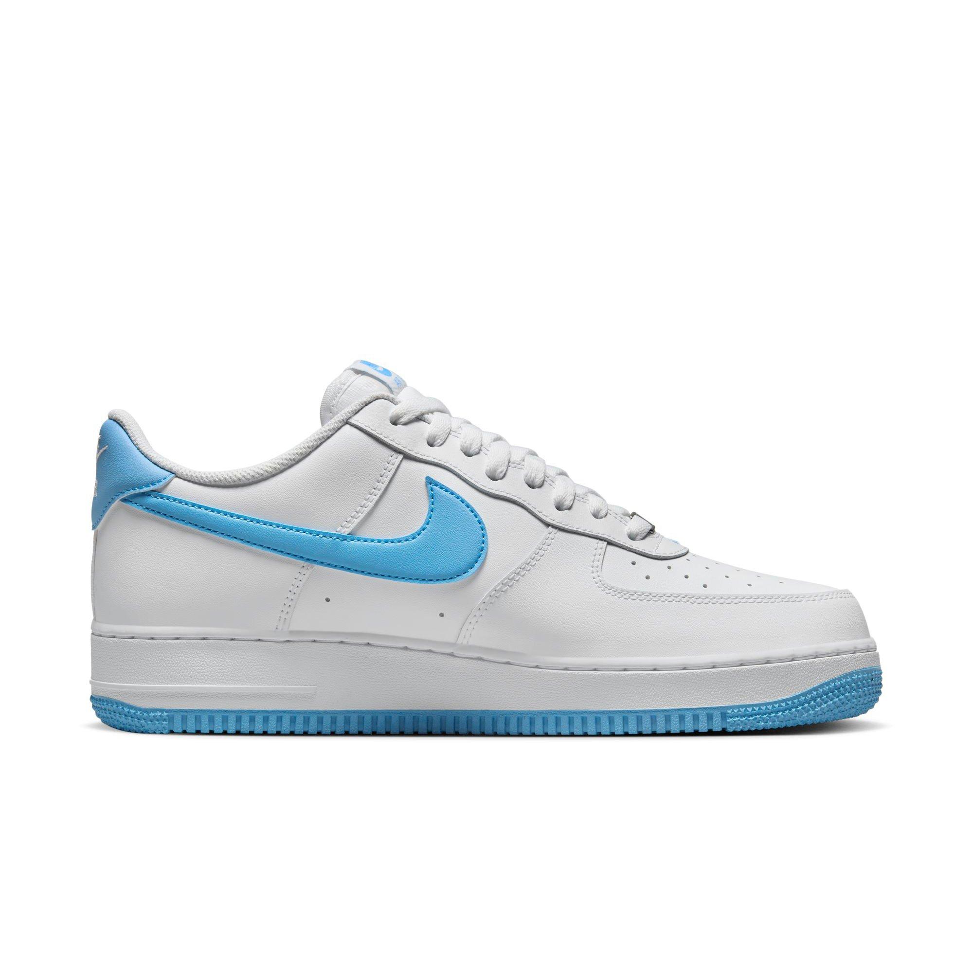 Nike Air Force 1 '07 Men's "White/Aquarius" Shoe