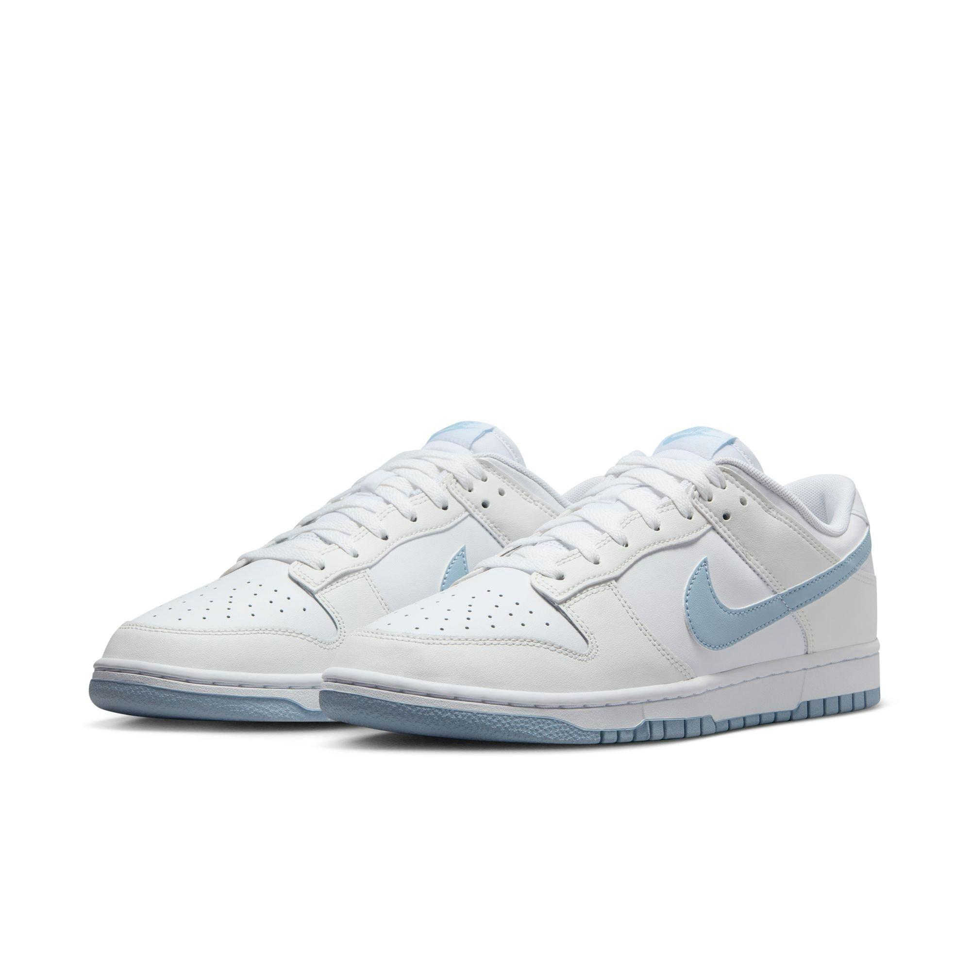 Nike Dunk Low Retro Men's "White/Lt Armory Blue/Summit White" Shoe