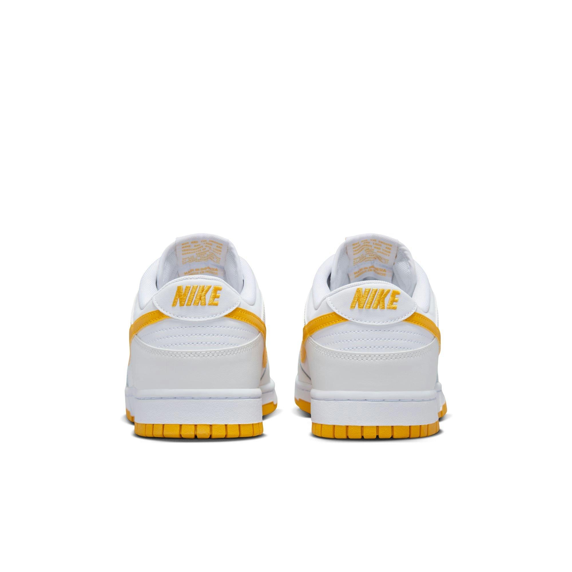 Nike Dunk Low Retro Men's "White/University Gold/Summit White" Shoe