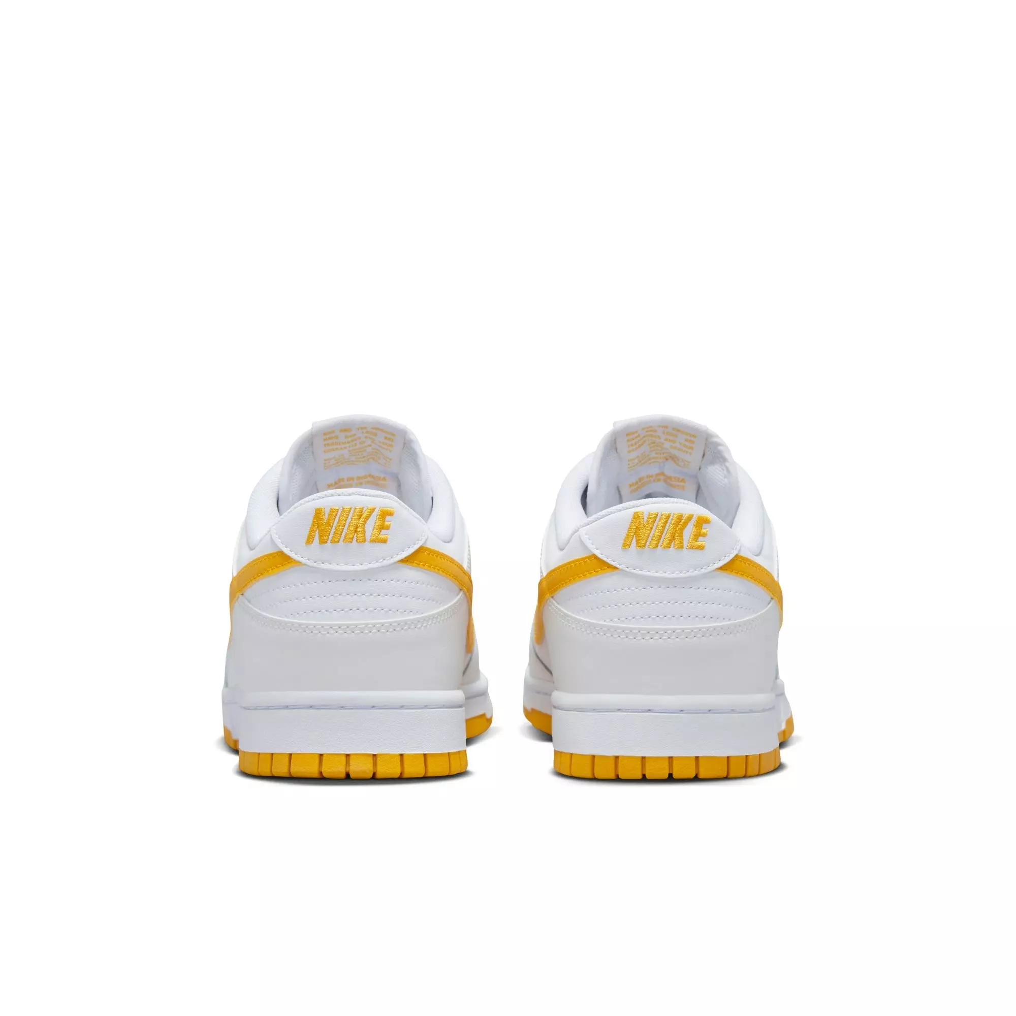 Nike Dunk Low Retro "White/University Gold/Summit White" Men's Shoe - WHITE/YELLOW
