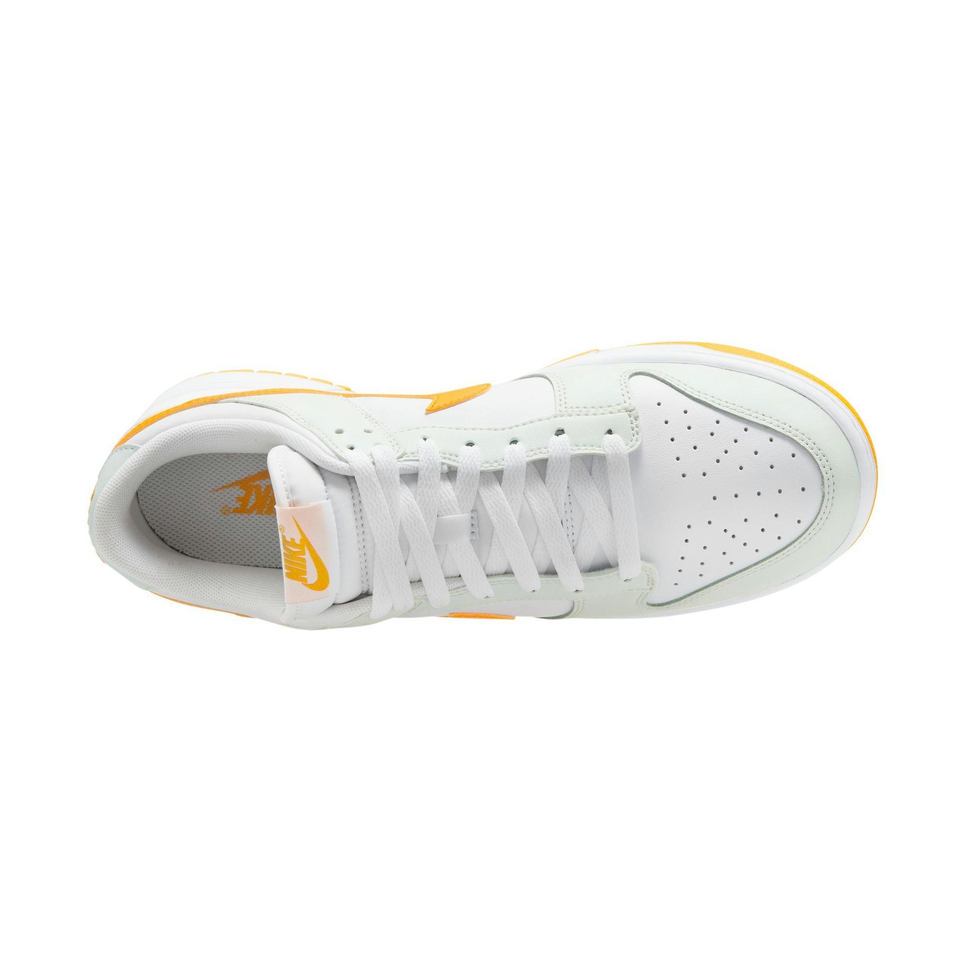 Nike Dunk Low Retro "White/University Gold/Summit White" Men's Shoe - WHITE/YELLOW Thumbnail View 8