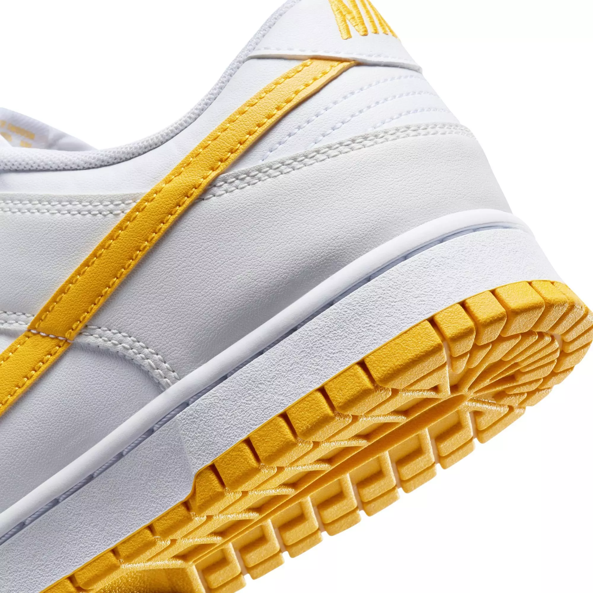 Nike Dunk Low Retro "White/University Gold/Summit White" Men's Shoe - WHITE/YELLOW