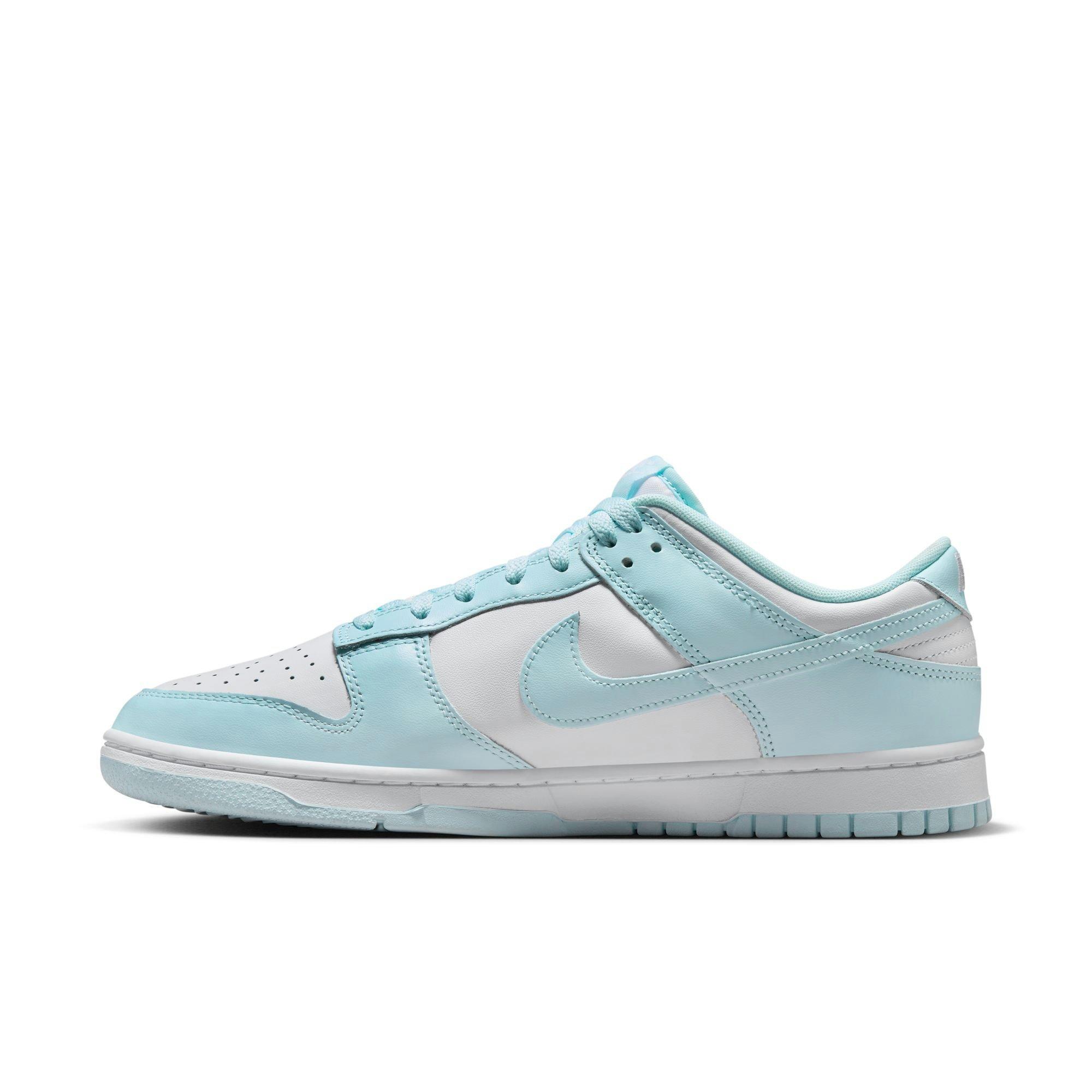 Nike Dunk Low Retro "Glacier Blue" Men's Shoe - WHITE/BLUE Thumbnail View 7