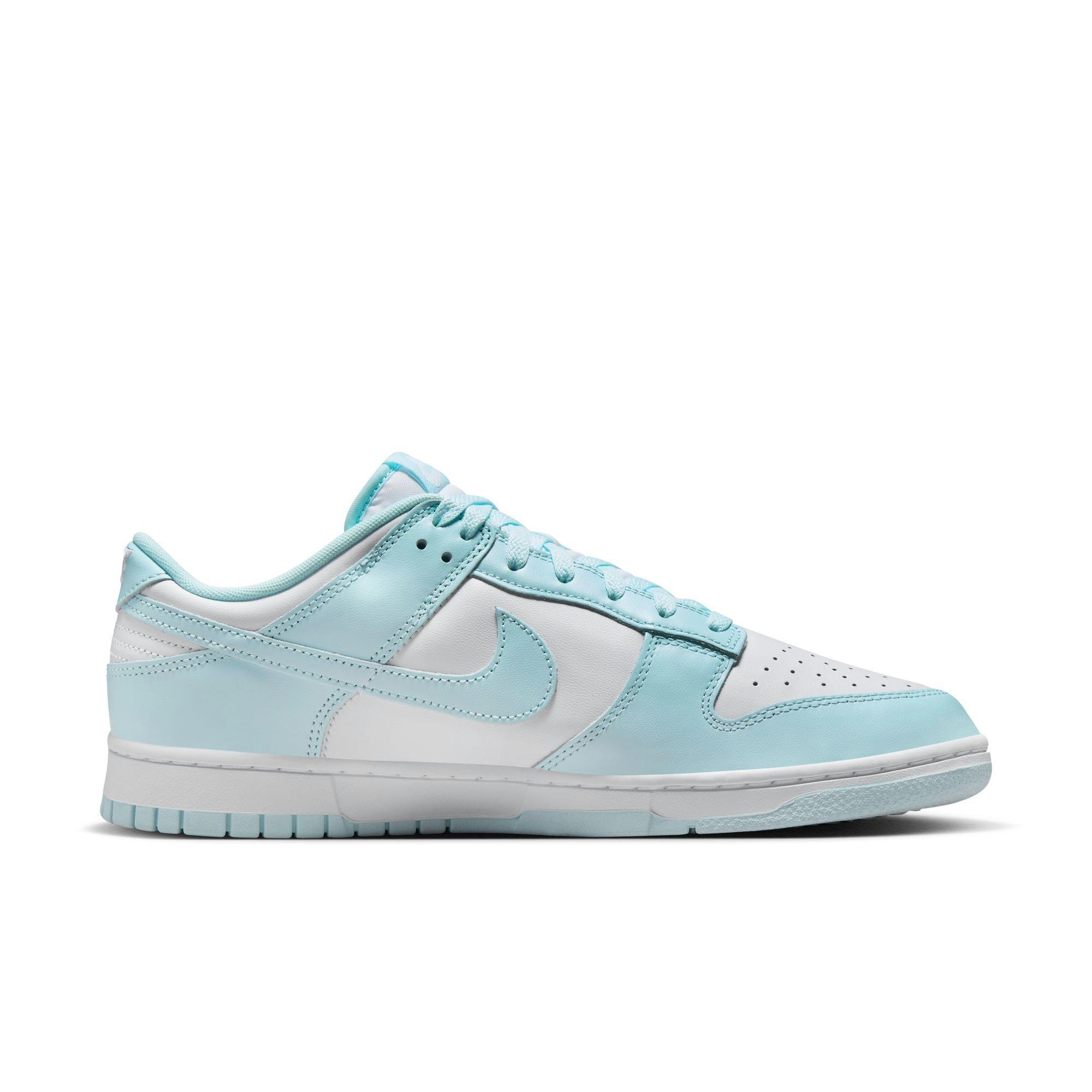 Nike Dunk Low Retro "Glacier Blue" Men's Shoe - WHITE/BLUE Thumbnail View 2