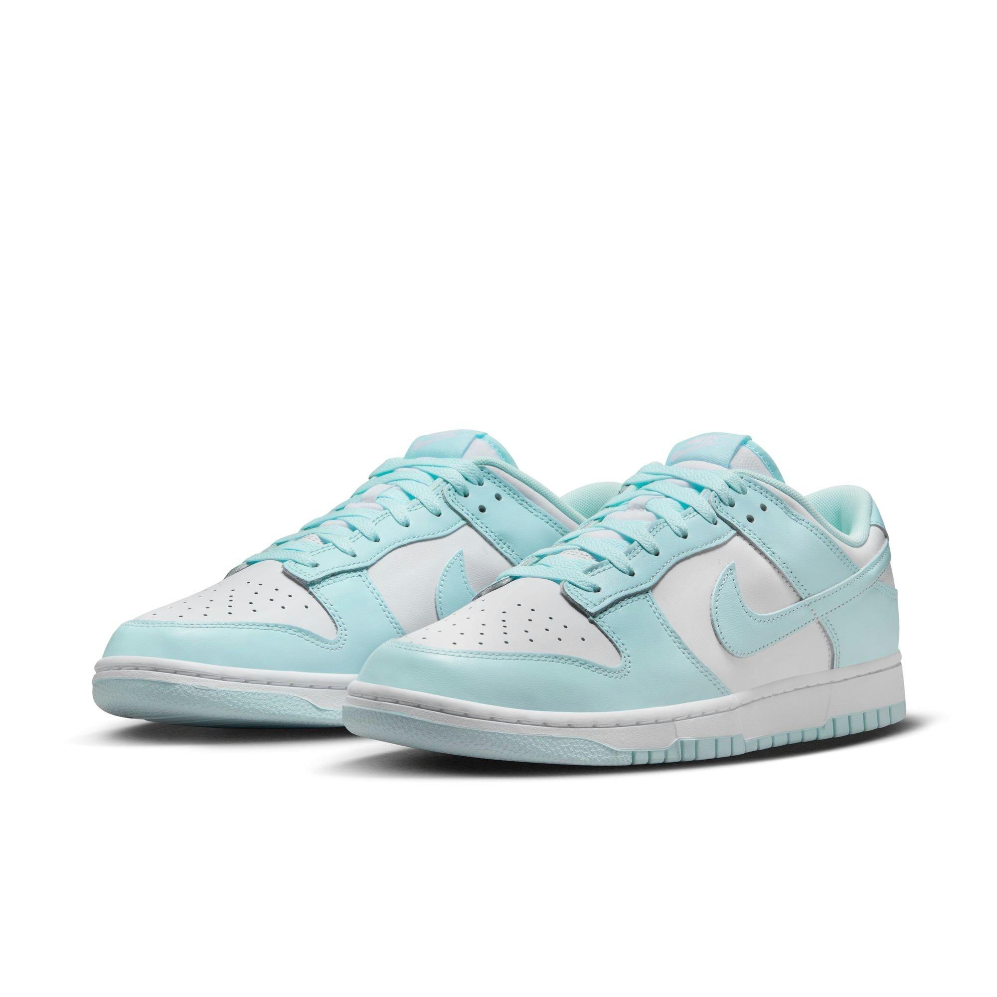 Nike Dunk Low Retro "Glacier Blue" Men's Shoe - WHITE/BLUE Thumbnail View 3