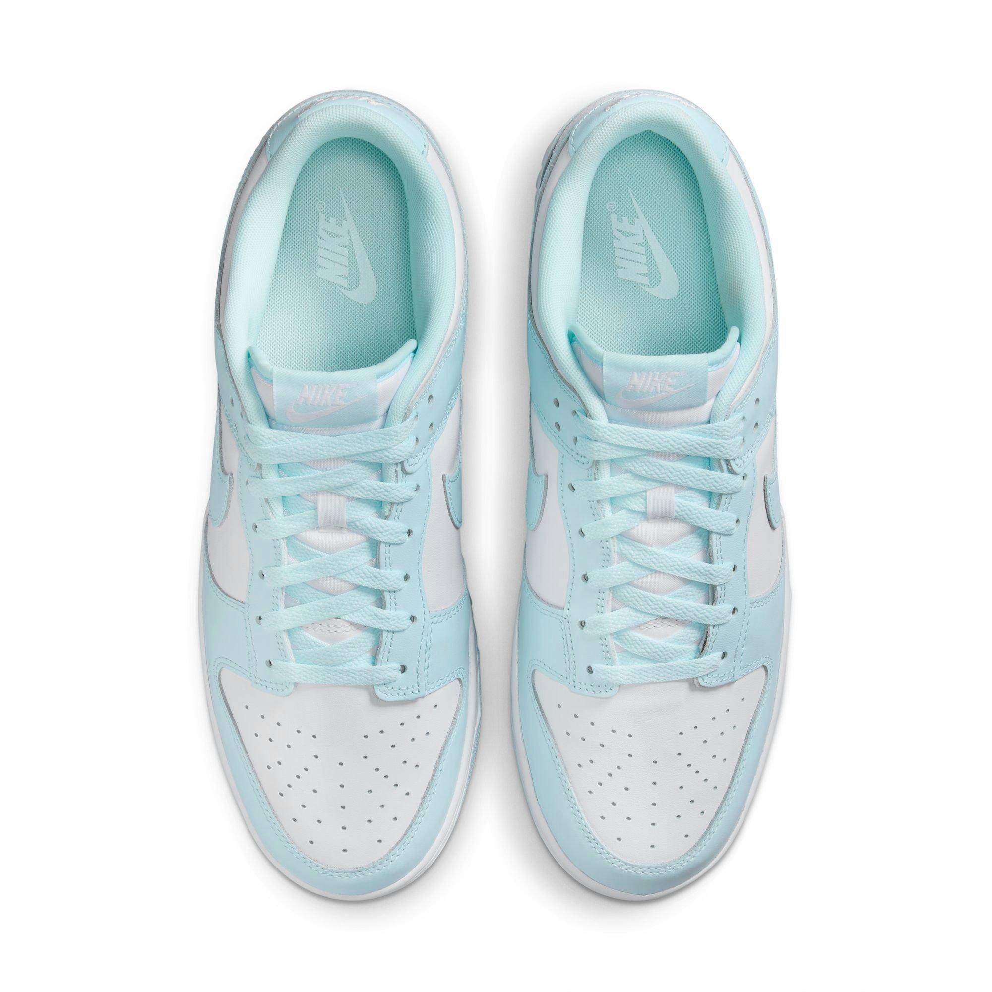 Nike Dunk Low Retro "Glacier Blue" Men's Shoe - WHITE/BLUE Thumbnail View 9