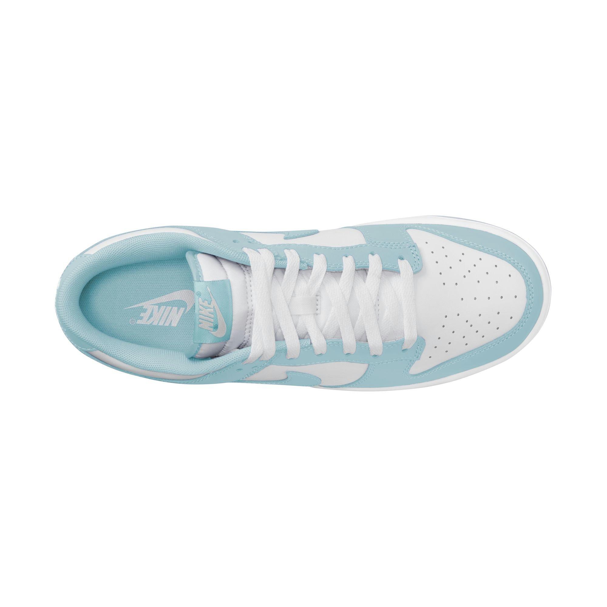 Nike Dunk Low Retro "Glacier Blue" Men's Shoe - WHITE/BLUE Thumbnail View 10
