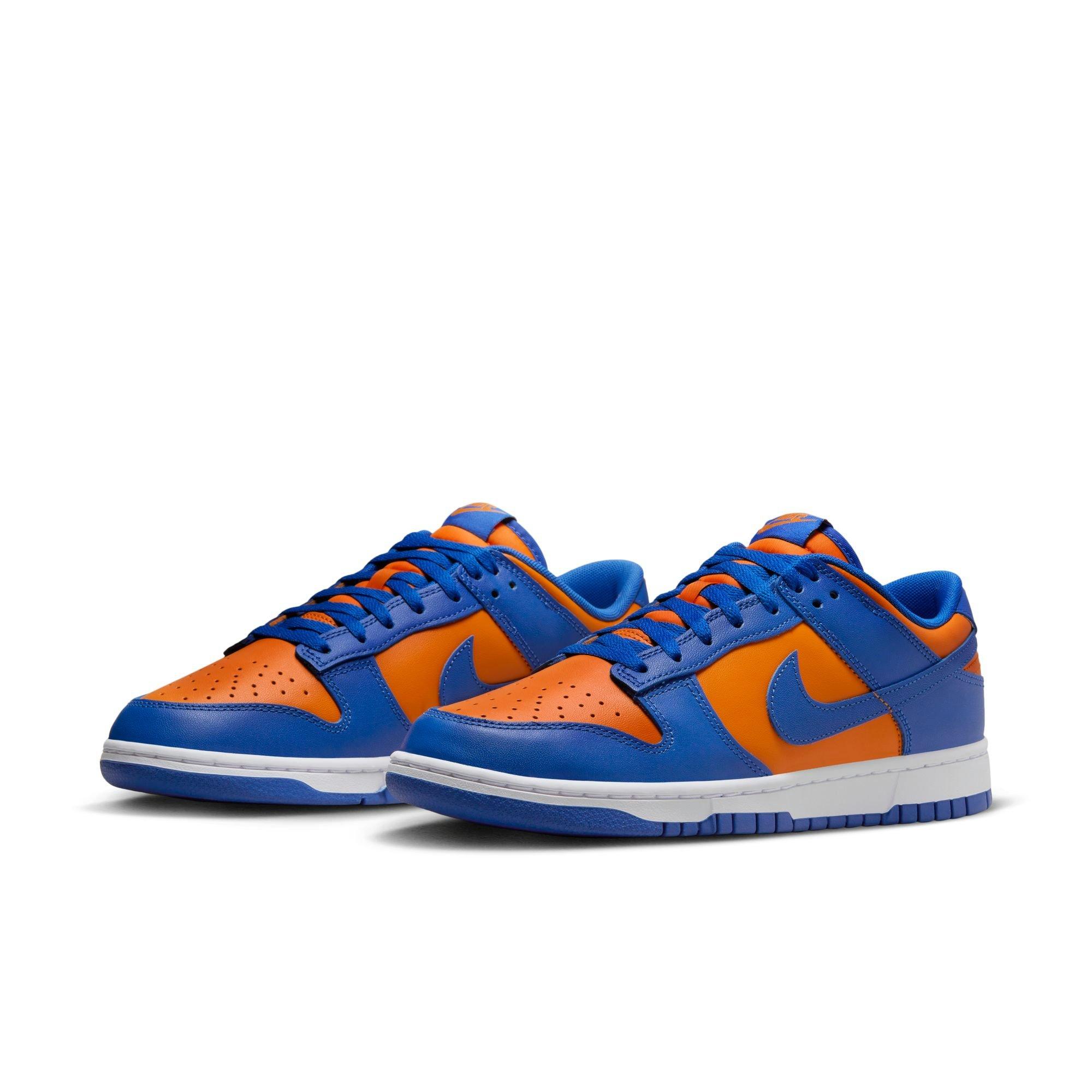 Nike Dunk Low Retro "Bright Ceramic/Tm Royal/University Red" Men's Shoe - BLUE/ORANGE Thumbnail View 5