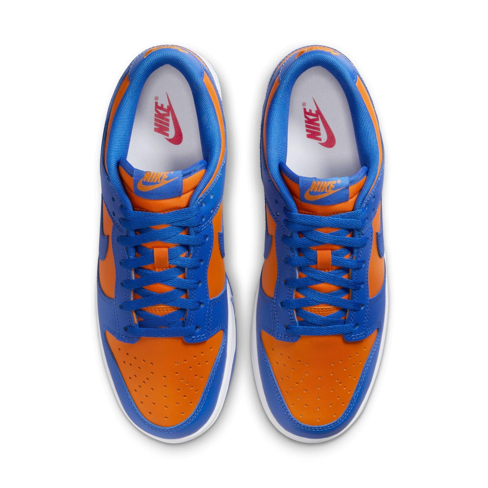 Nike Dunk Low Retro "Bright Ceramic/Tm Royal/University Red" Men's Shoe - BLUE/ORANGE Thumbnail View 7