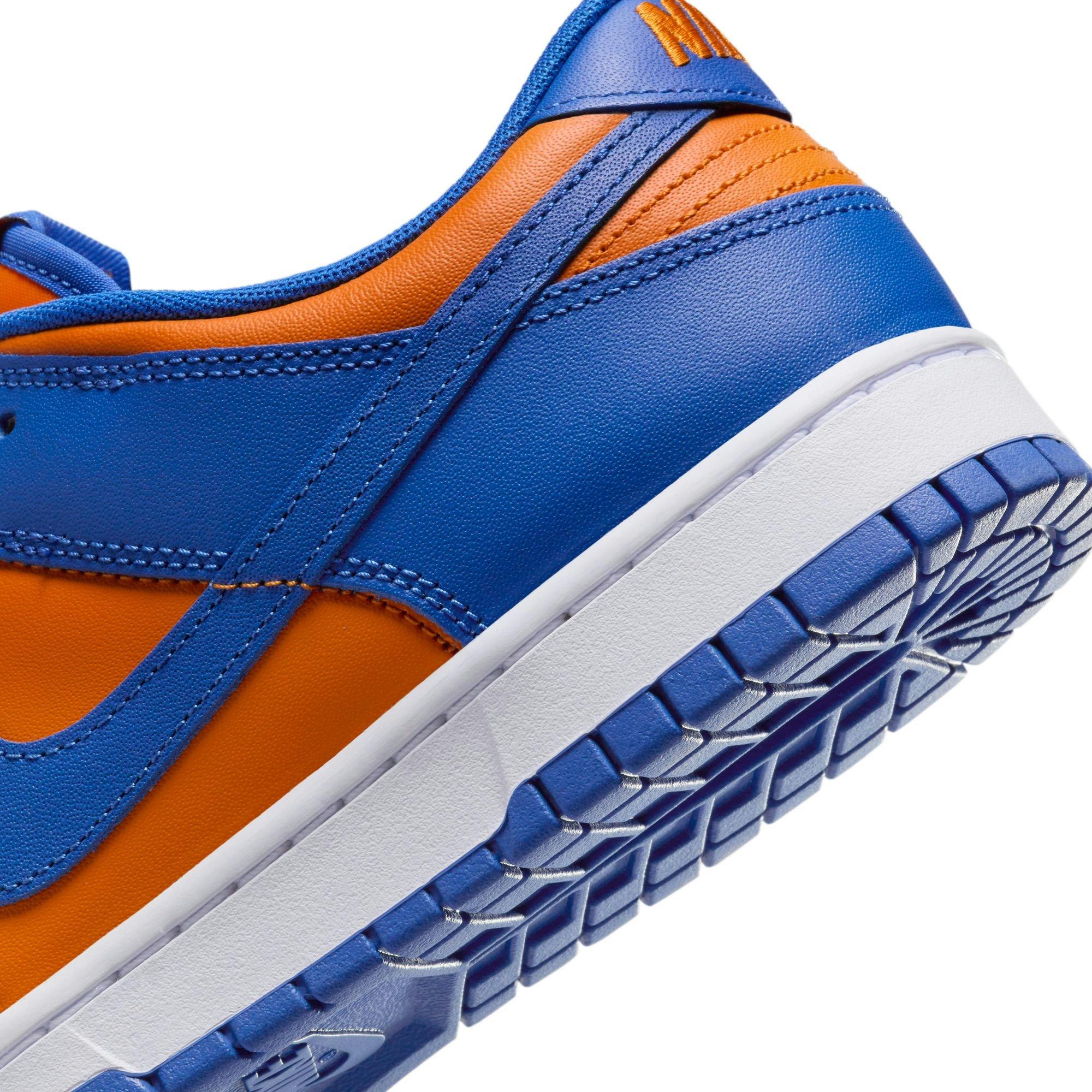 Nike Dunk Low Retro "Bright Ceramic/Tm Royal/University Red" Men's Shoe - BLUE/ORANGE Thumbnail View 11