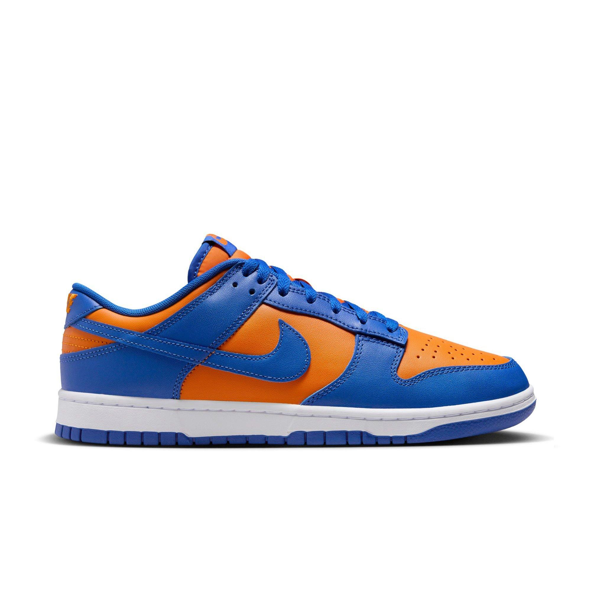 Nike Dunk Low Retro "Bright Ceramic/Tm Royal/University Red" Men's Shoe - BLUE/ORANGE Thumbnail View 1