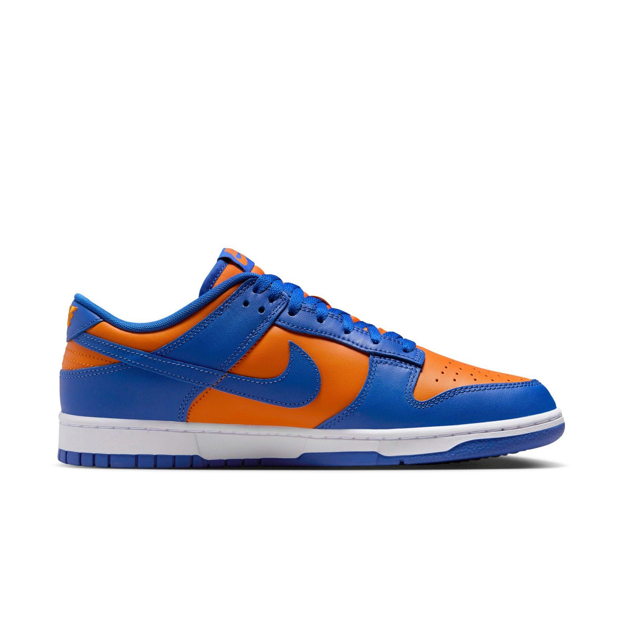 Nike Dunk Low Retro "Bright Ceramic/Tm Royal/University Red" Men's Shoe - BLUE/ORANGE Thumbnail View 2