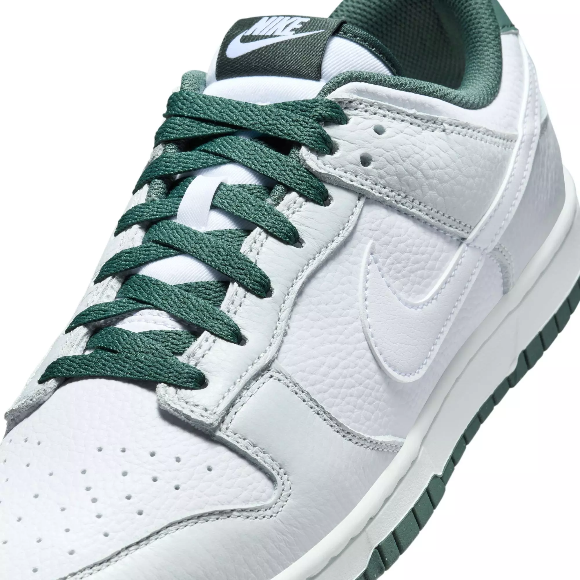 Nike Dunk Low Retro "Photon Dust/White/Vintage Green" Men's Shoe - WHITE/GREEN