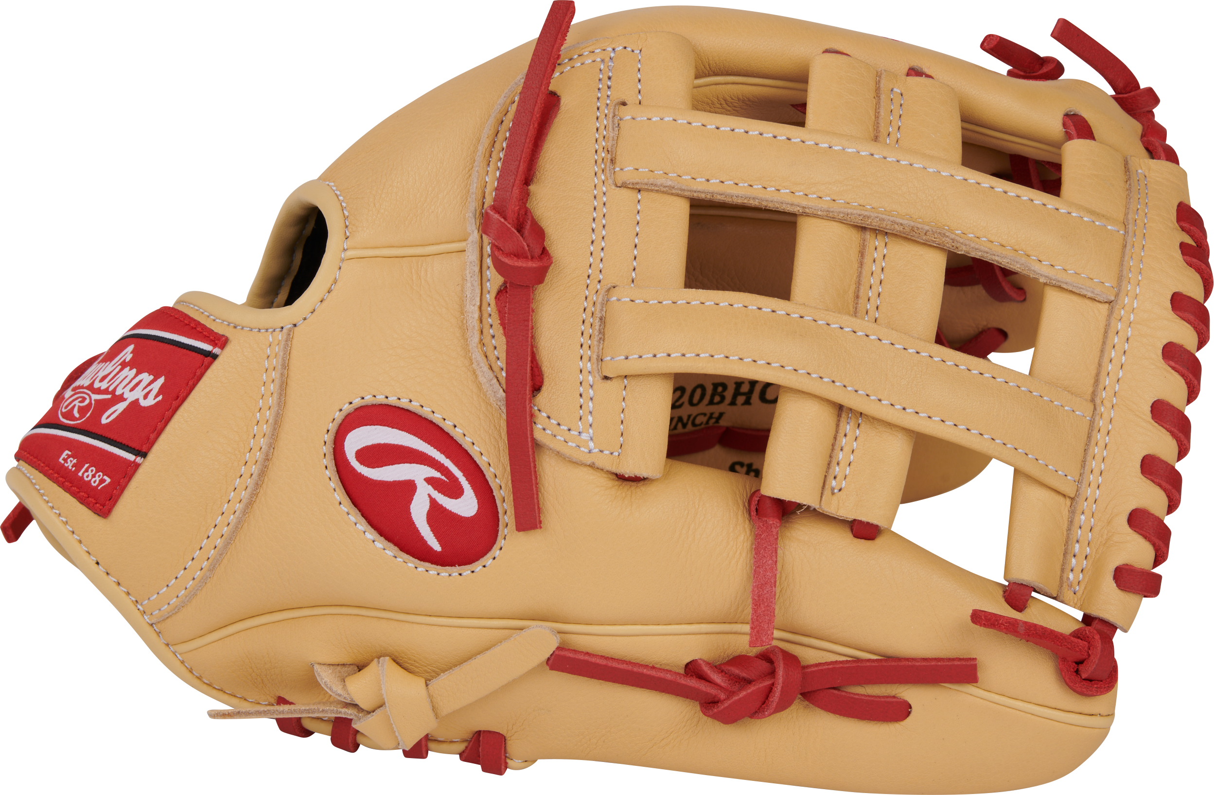 Rawlings Youth Select Pro Lite Bryce Harper Baseball Glove - TAN/RED Thumbnail View 3