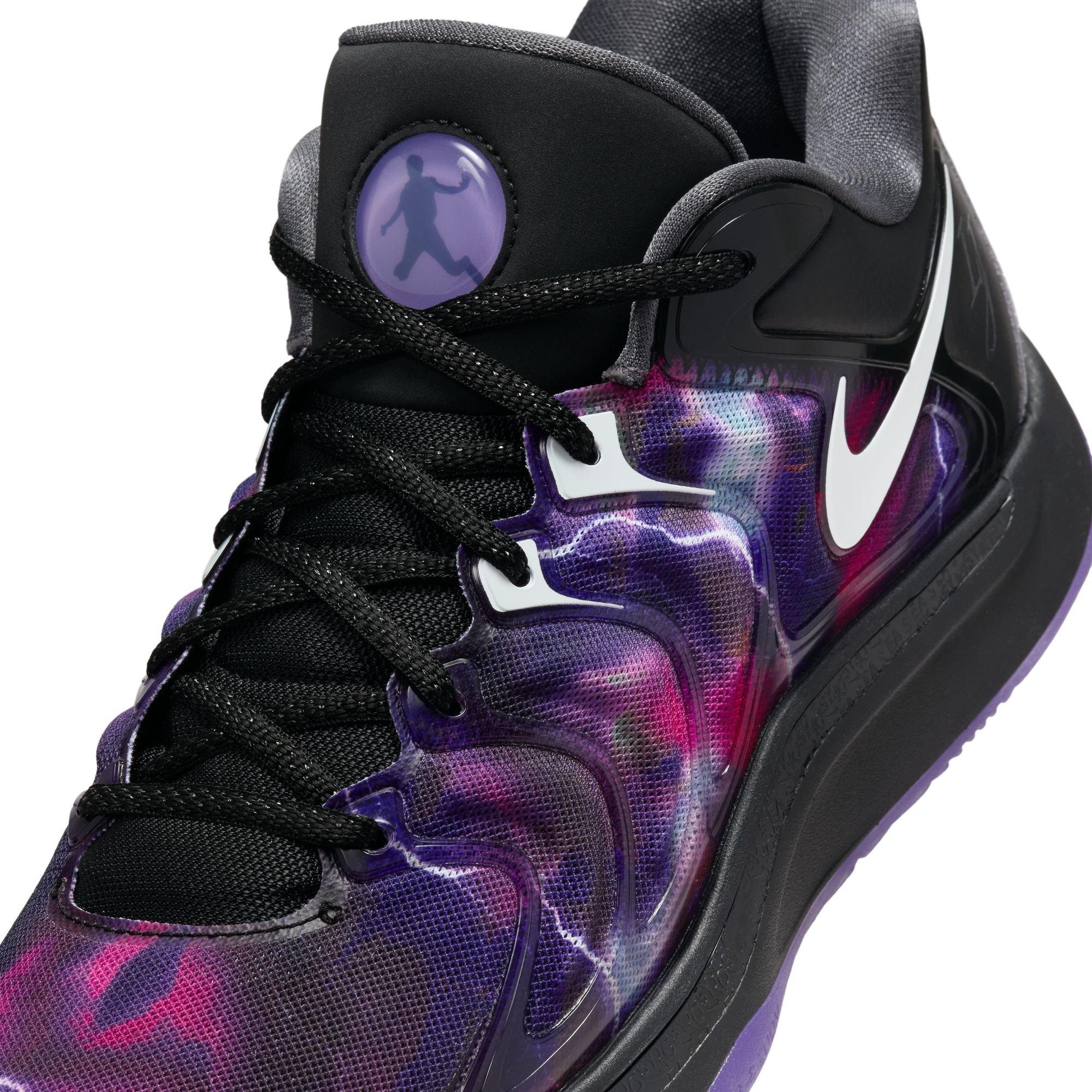 Nike KD17 Producer Pack "Metro Boomin" Men's Basketball Shoe - BLACK/WHITE/ATOMIC VIOLET Thumbnail View 4
