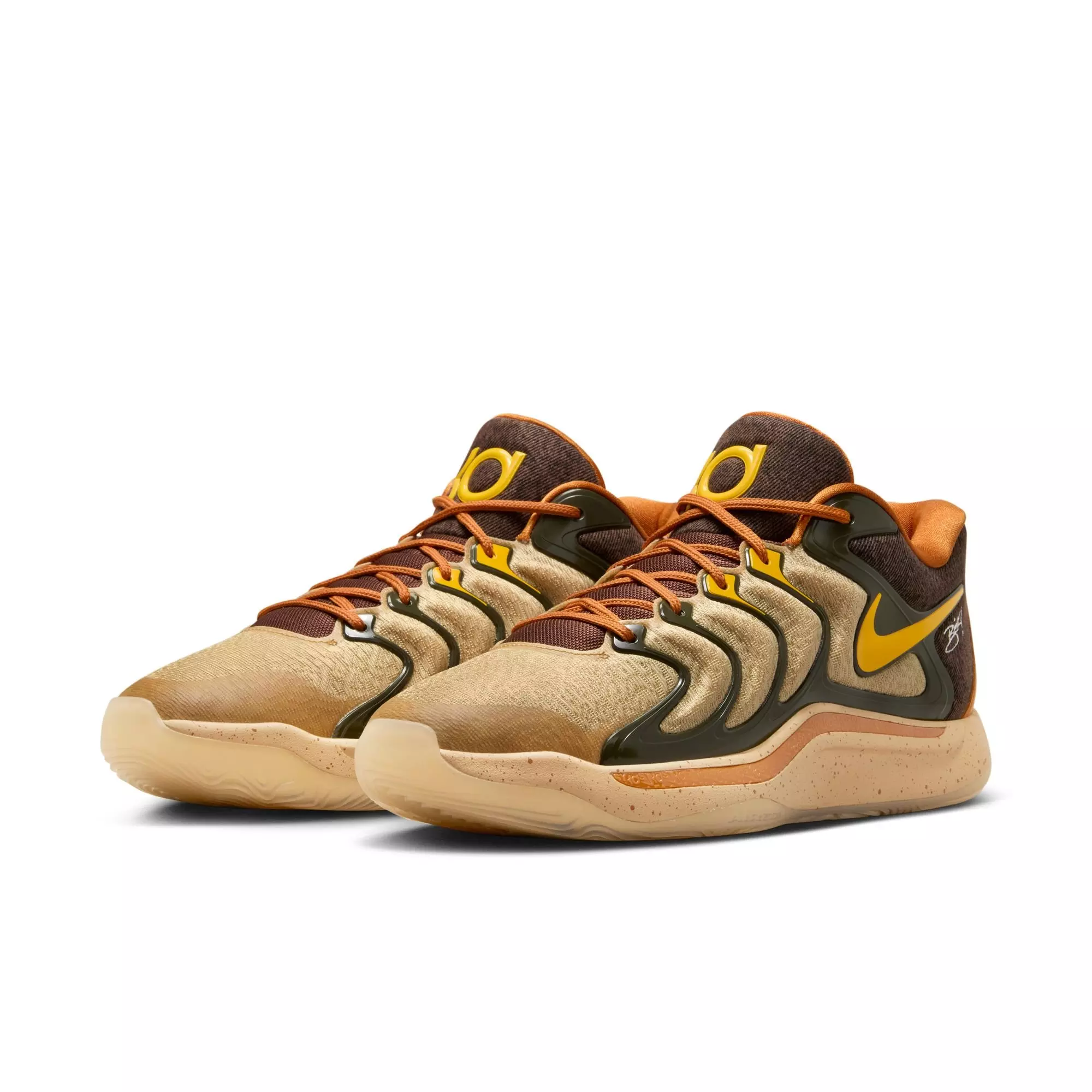 Nike KD17 Producer Pack "Bink!" Men's Basketball Shoe - SESAME/UNIVERSITY GOLD/ROUGH GREEN