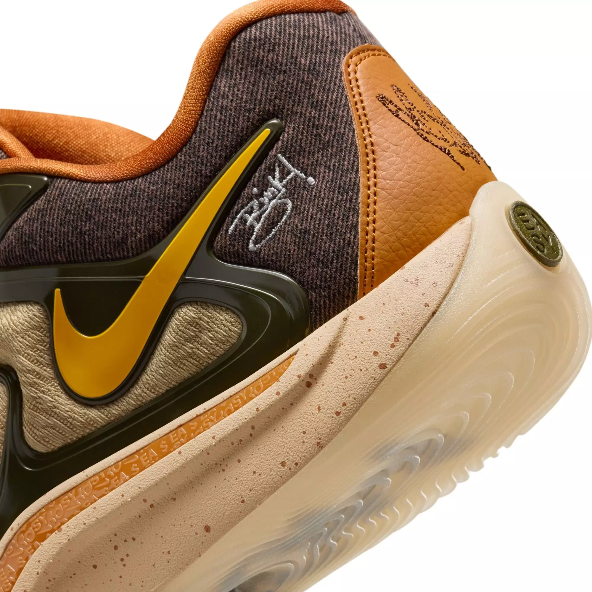 Nike KD17 Producer Pack "Bink!" Men's Basketball Shoe - SESAME/UNIVERSITY GOLD/ROUGH GREEN