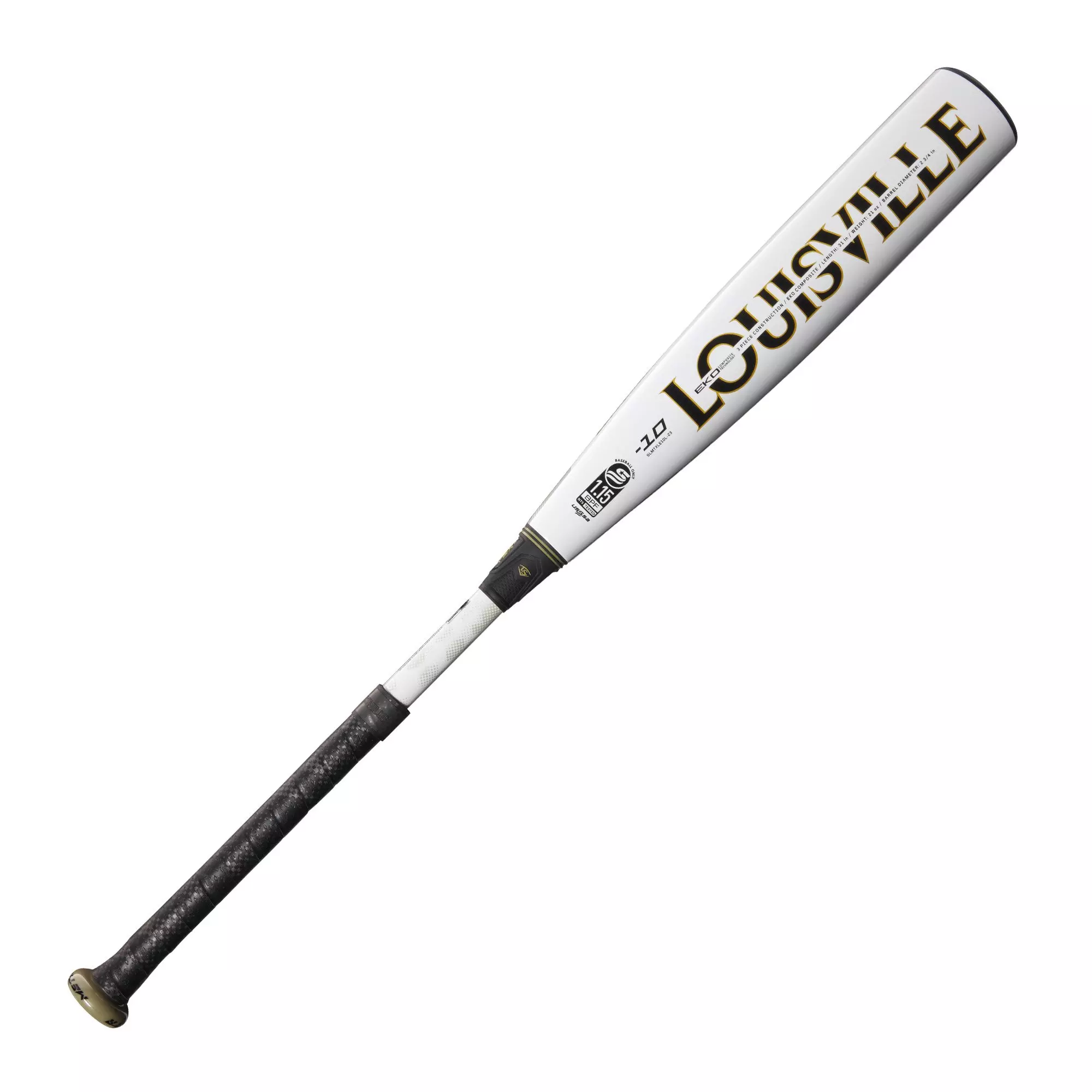 Louisville Slugger Meta USSSA Baseball Bat (-10) 2023 - WHITE