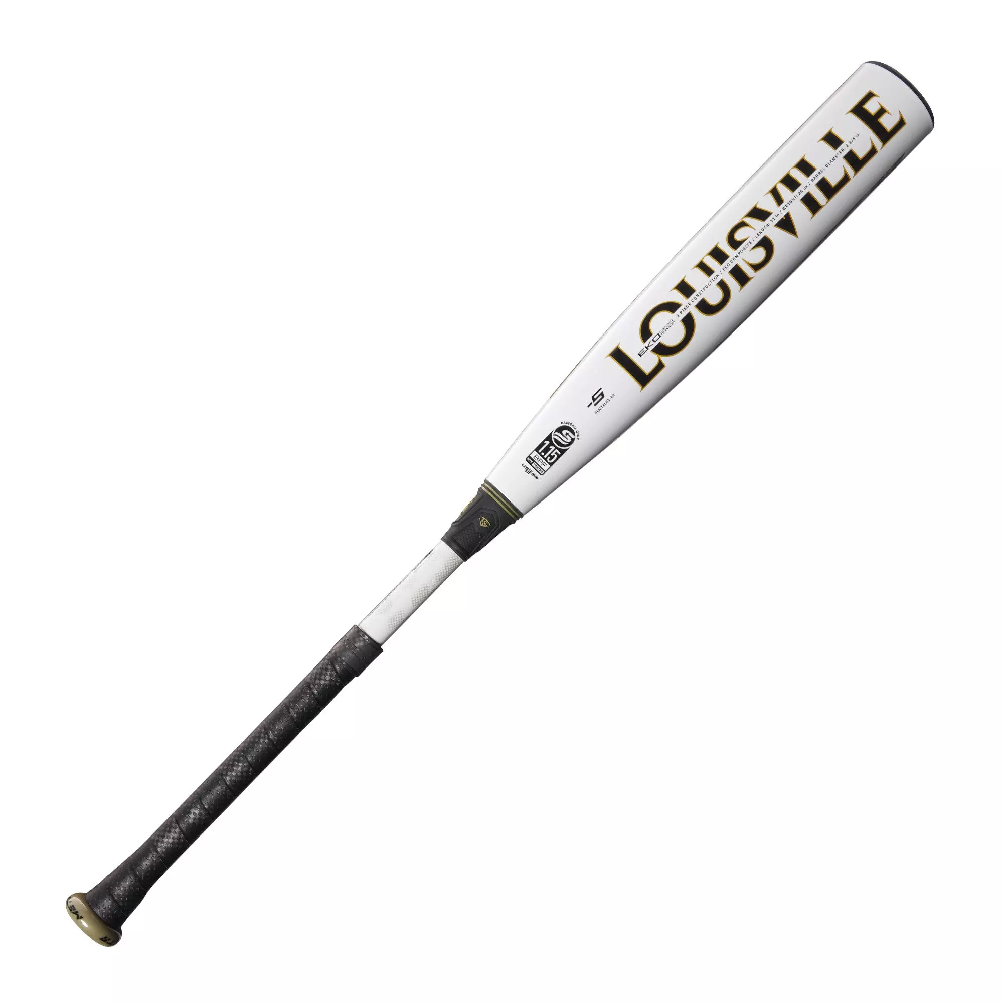 Louisville Slugger Meta USSSA Baseball Bat (-5) 2023 - WHITE