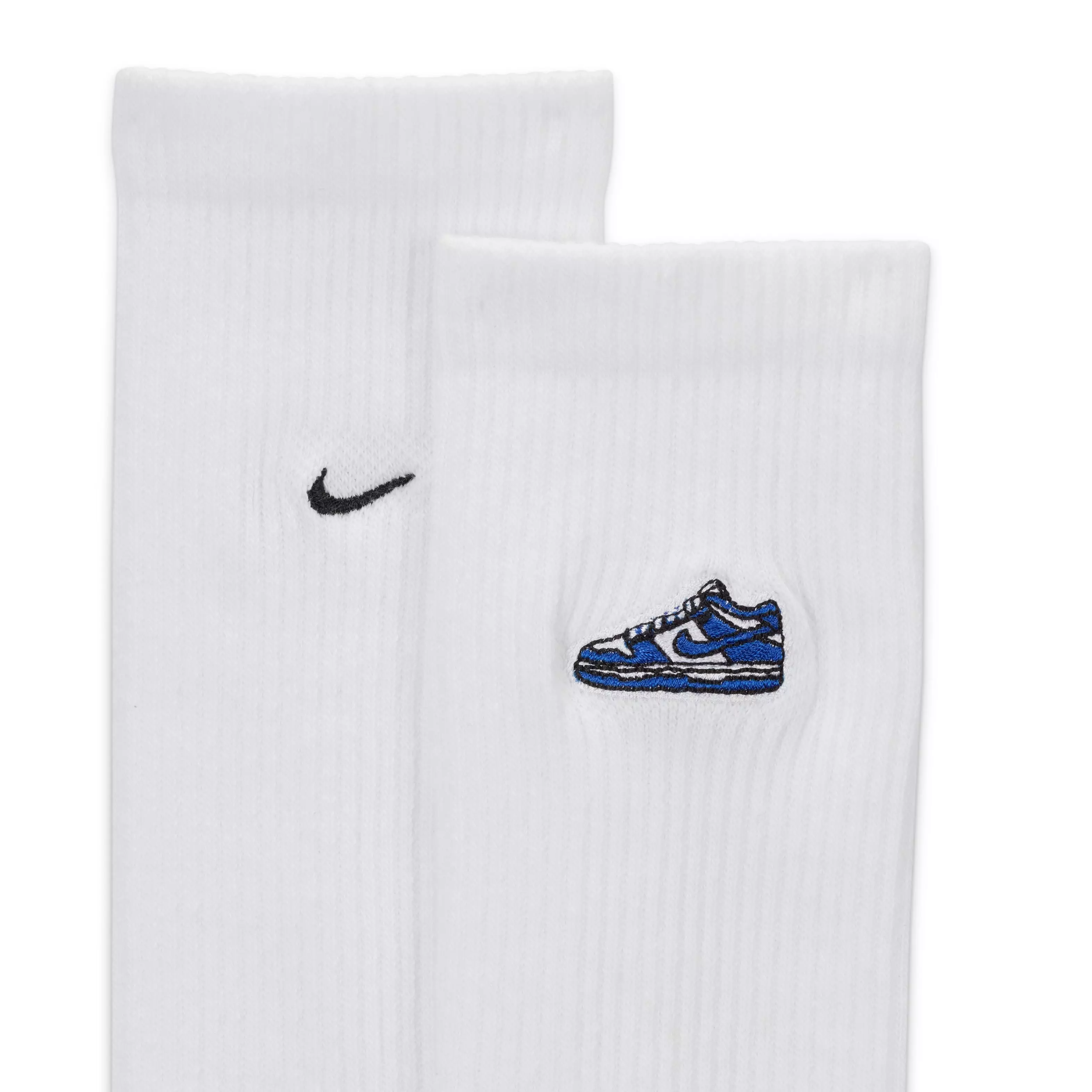Nike Everyday Dunk Cushioned Crew Socks (1 Pair) - WHITE