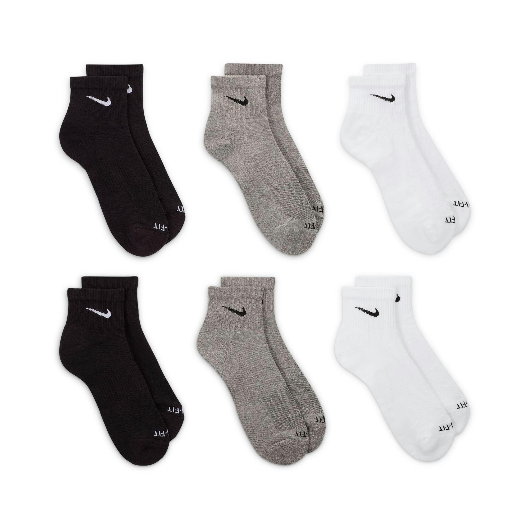 Nike Everyday Plus Cushioned Training Ankle Socks (6 Pairs) - Hibbett |  City Gear