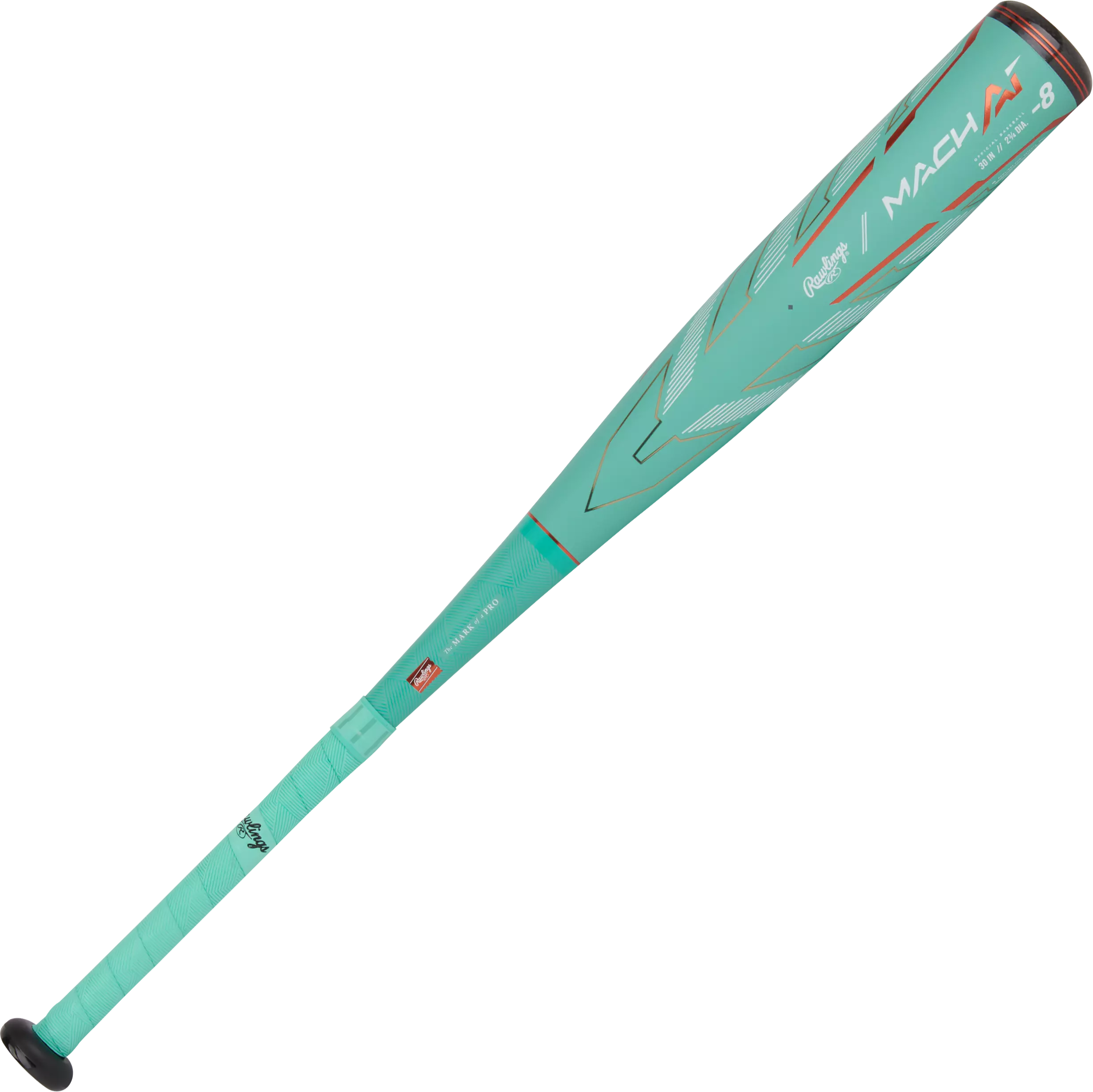 Rawlings Mach AI Youth USSSA Baseball Bat (-8) 2024 - DK GREEN