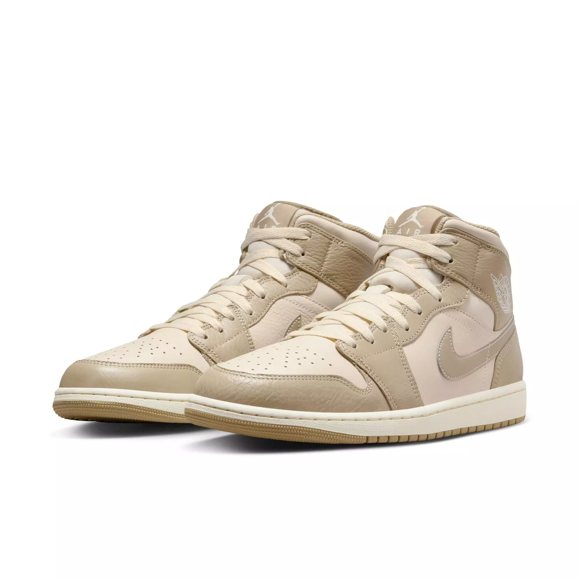 Jordan 1 Mid "Legend Lt Brown/Khaki/Phantom" Men's Shoe - TAN