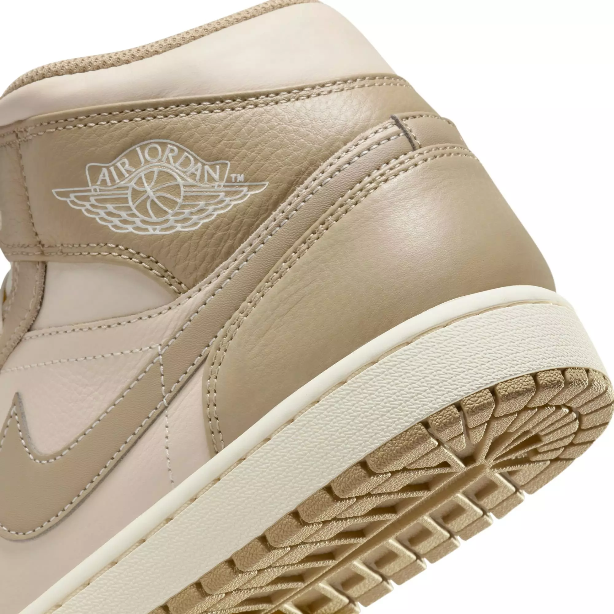 Jordan 1 Mid "Legend Lt Brown/Khaki/Phantom" Men's Shoe - TAN