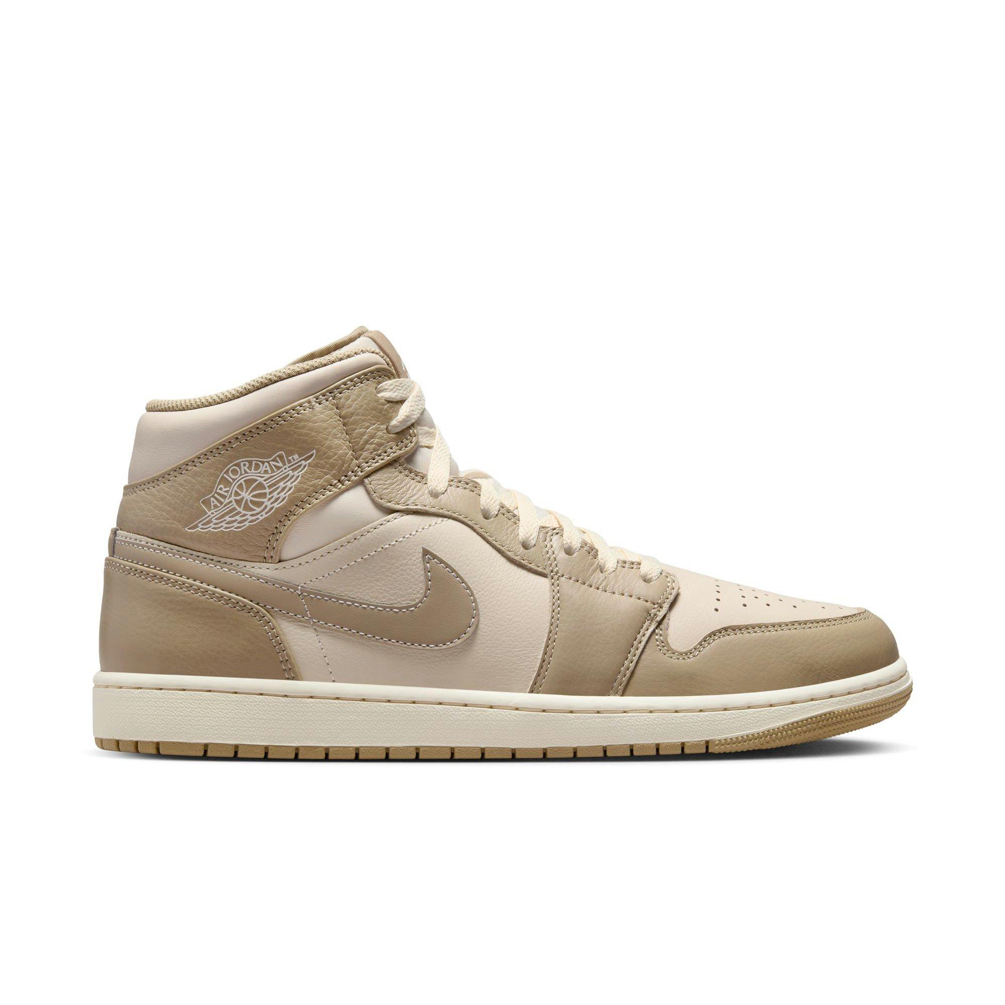 Jordan 1 Mid "Legend Lt Brown/Khaki/Phantom" Men's Shoe - TAN