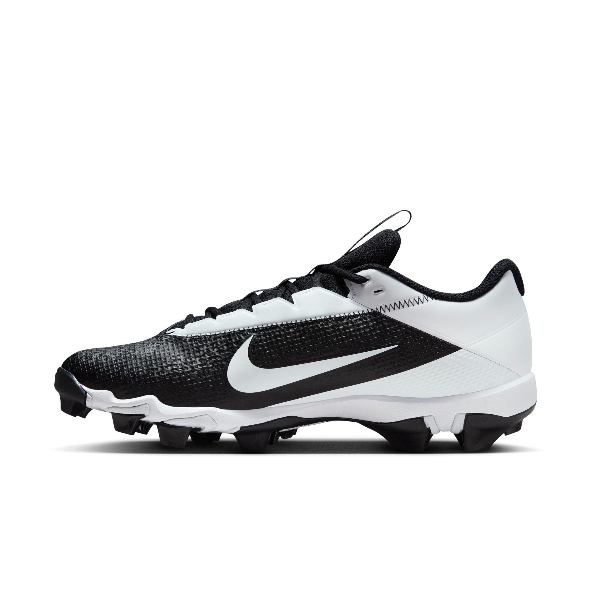 Nike Vapor Edge Shark 2 "Black/White" Men's Football Cleat - BLACK Thumbnail View 4
