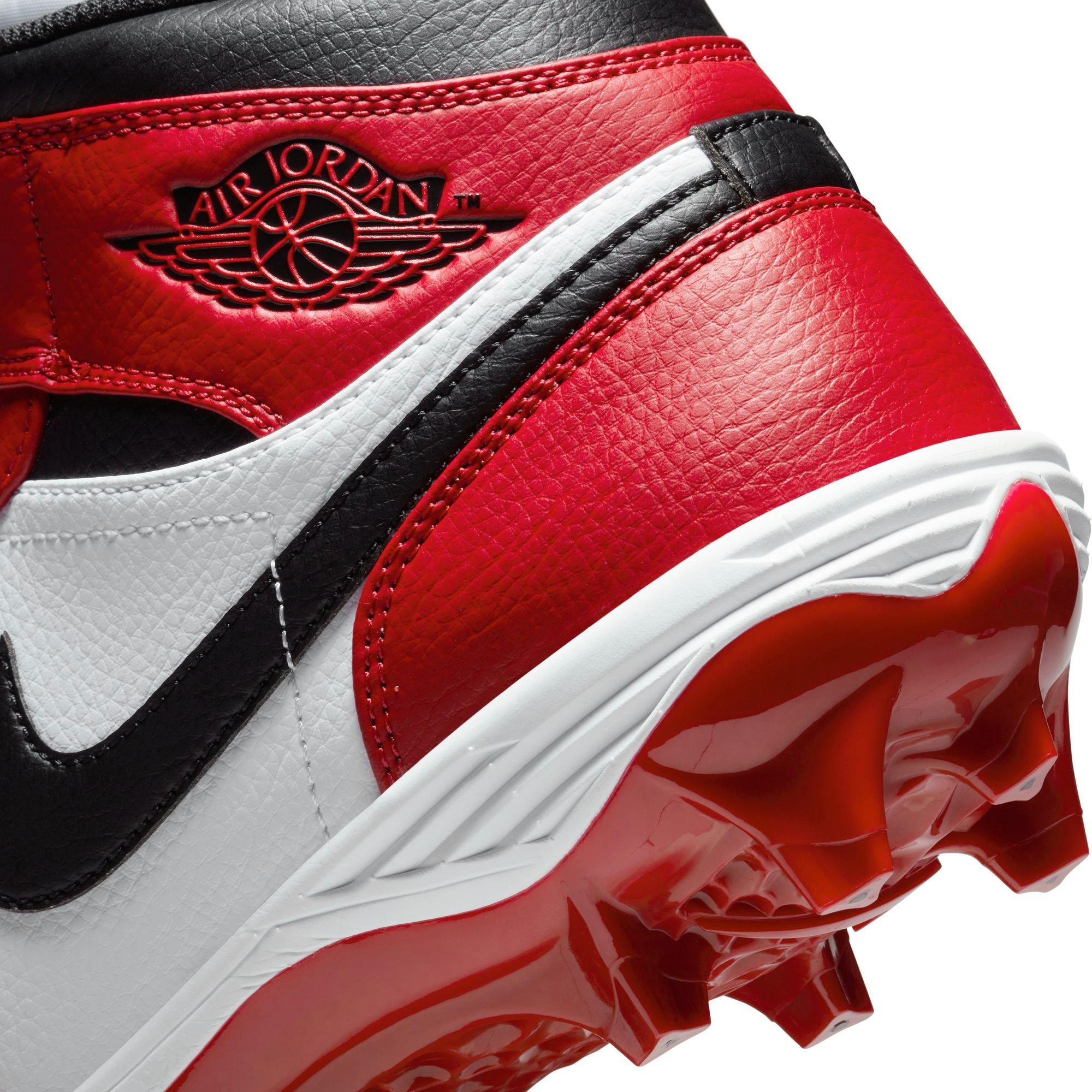Nike Air Jordan 1 TD Retro Football Cleats Red/White/Black Size 11 Mens Shoes Amazon.com | Nike Men main image 2